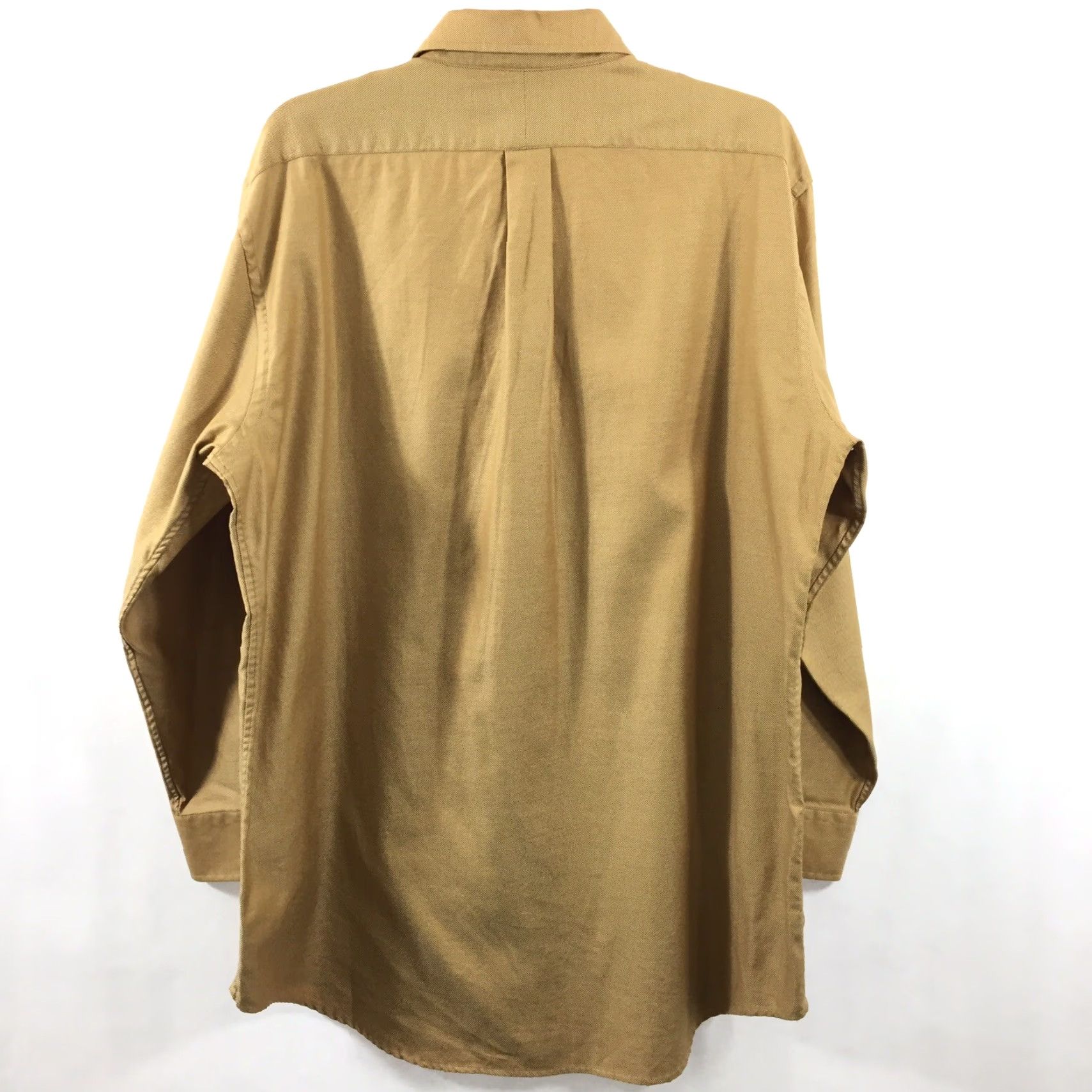 Vintage Kenneth Roberts Platinum Shirt Mens 17 Brown Long Sleeve Button-Up Shirt Size US XL / EU 56 / 4 - 6 Thumbnail
