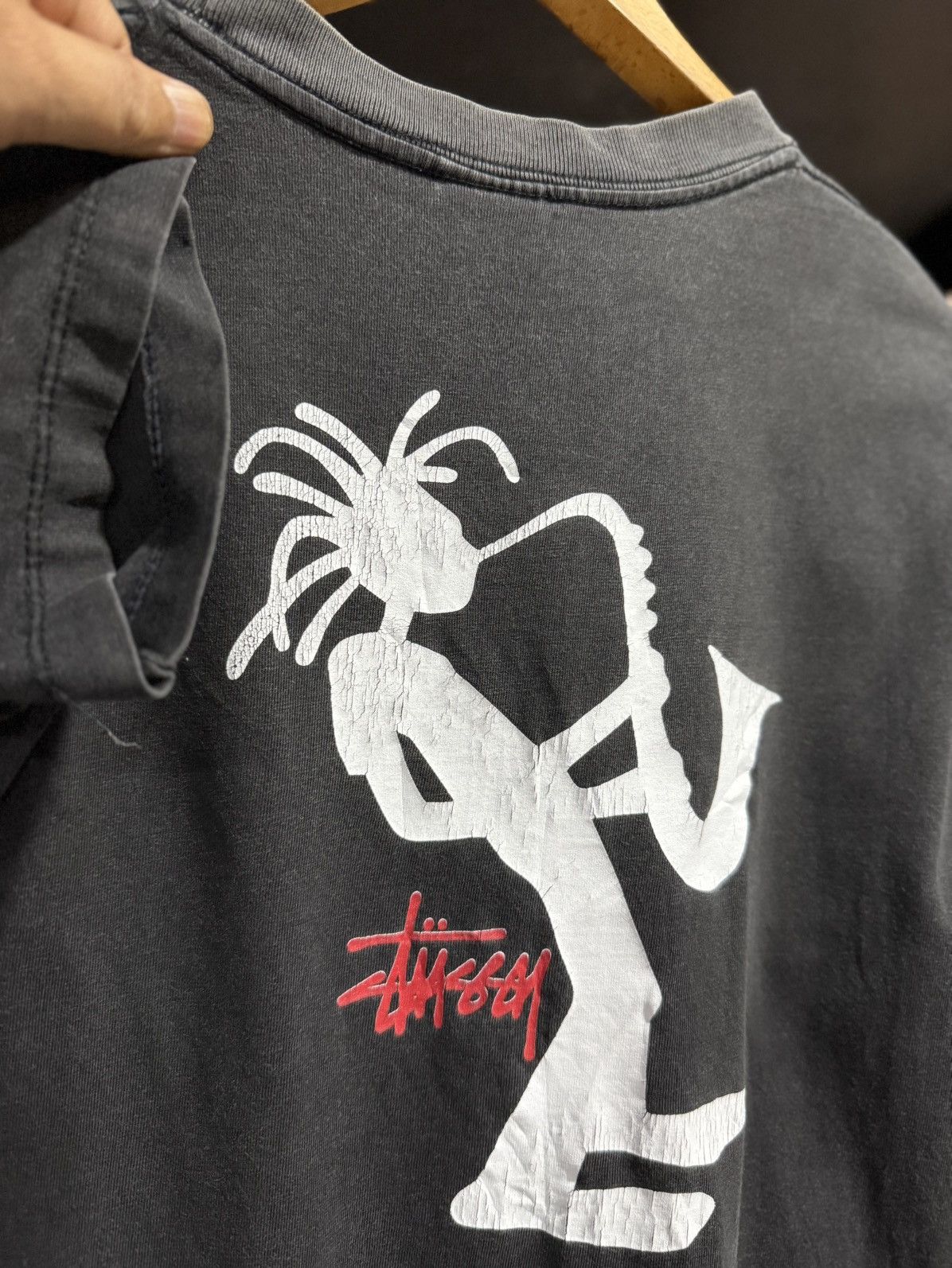 Stussy Vintage 90s Stussy Faded Usa Tee Size US S / EU 44-46 / 1 - 4 Thumbnail