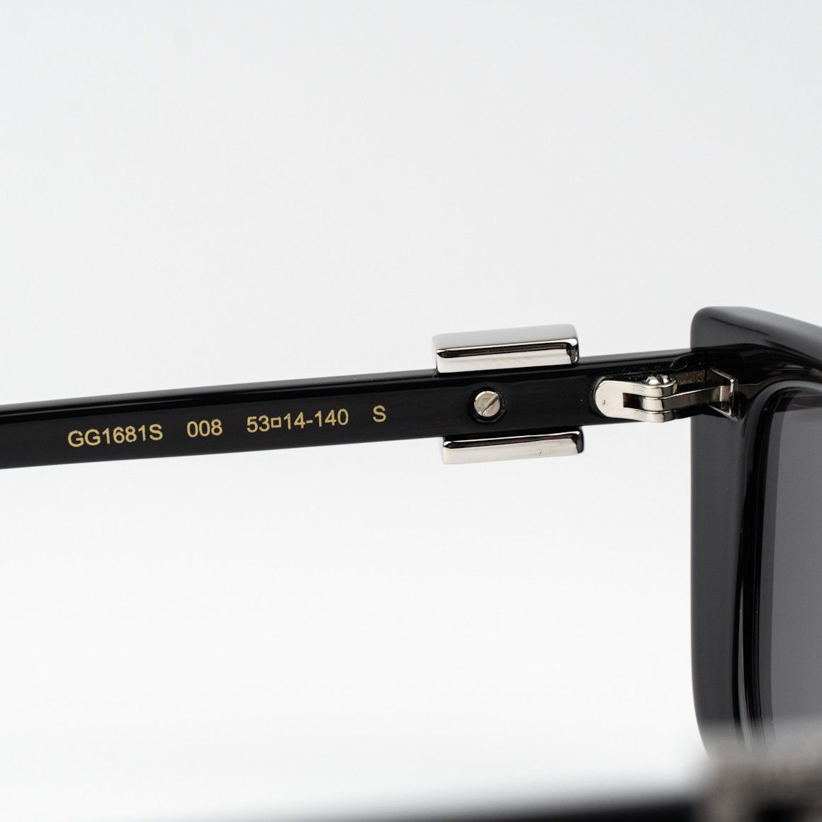 Gucci NEW Gucci GG1681S 008 Black Grey Cat Eye Women Sunglasses Size ONE SIZE - 7 Thumbnail