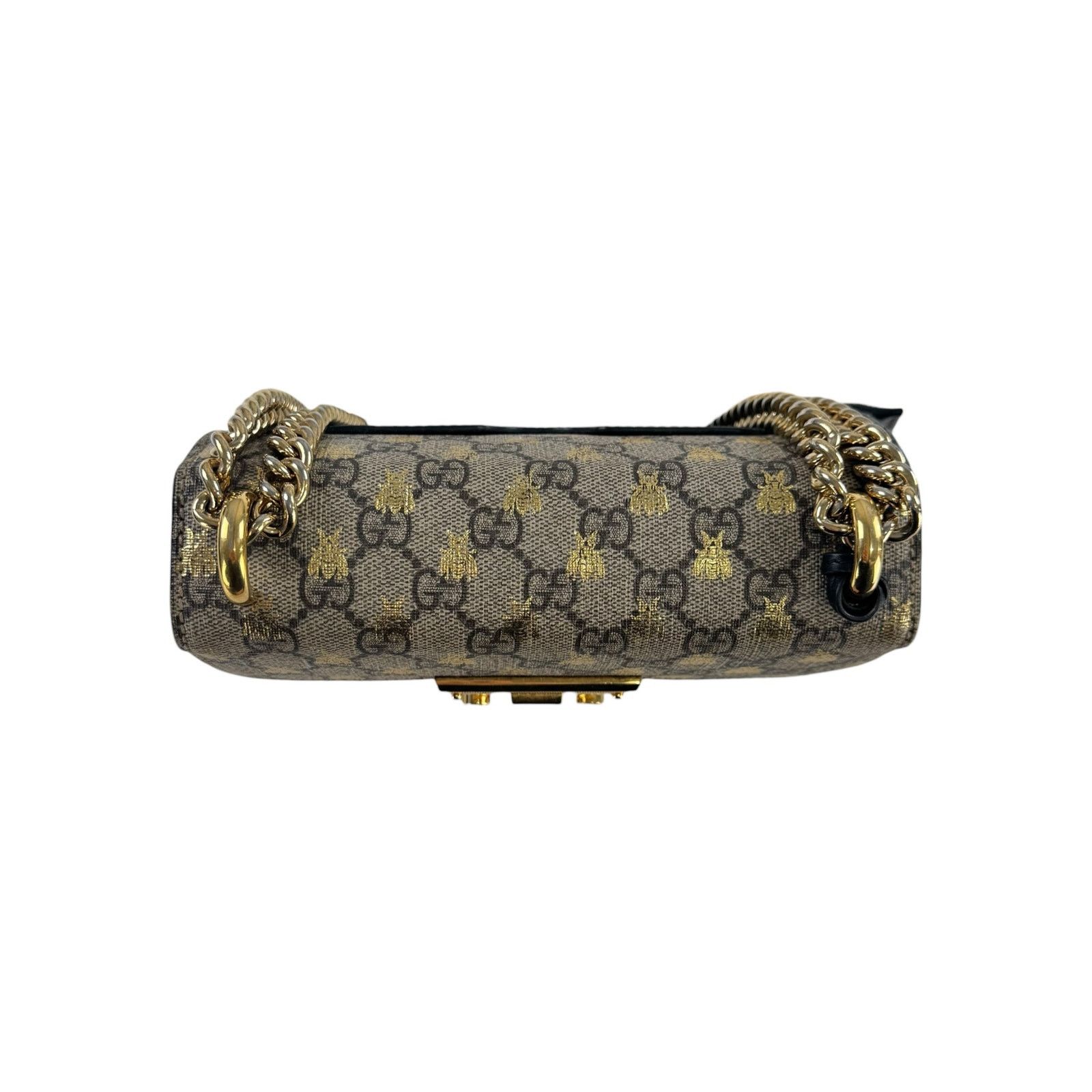 Gucci Gucci Monogram Bee Chain Shoulder Bag Size ONE SIZE - 5 Thumbnail