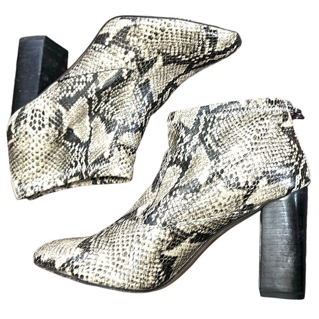 Steve Madden FRANCO SARTO Shoes Heels Kortney Roccia SY Ankle Bootie Boot Size US 8.5 / IT 38.5 - 4 Thumbnail