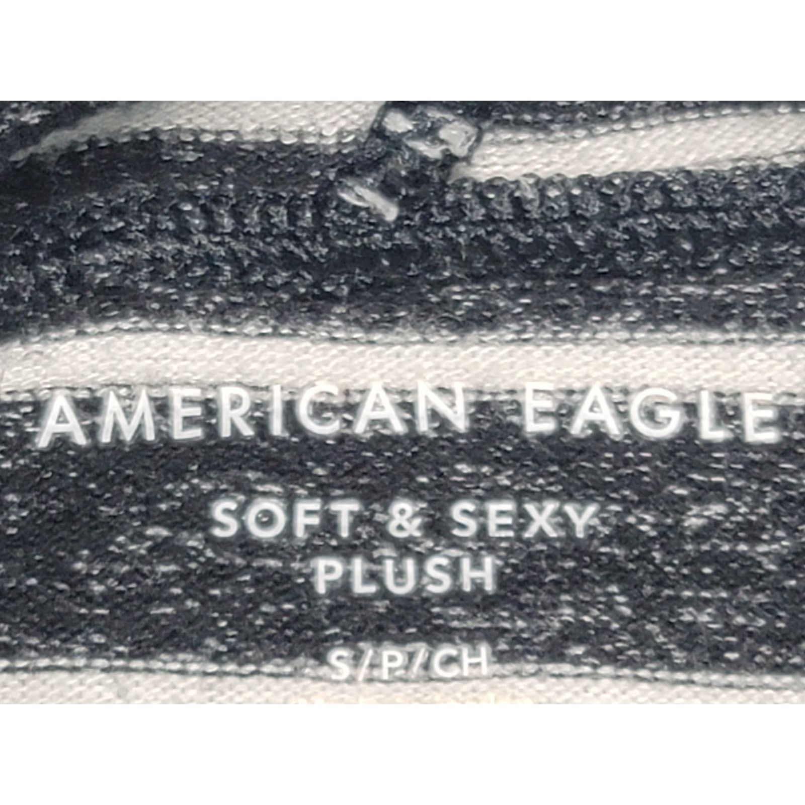Other American Eagle Black Striped Soft Sexy Plush Hoodie Top S Size S / US 4 / IT 40 - 3 Thumbnail