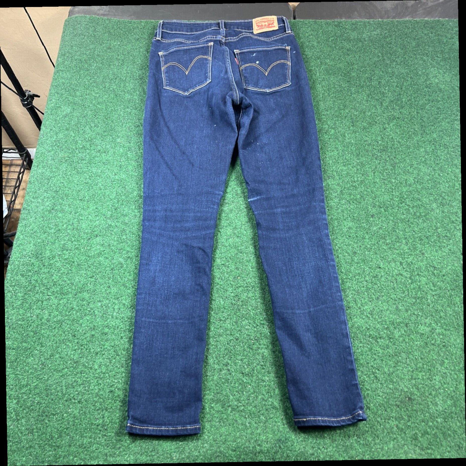 Levi's Levi's 721 High Rise Skinny Jeans Womens 28 Blue Cotton Stretch Blend 27x28 Size 28" / US 6 / IT 42 - 5 Thumbnail