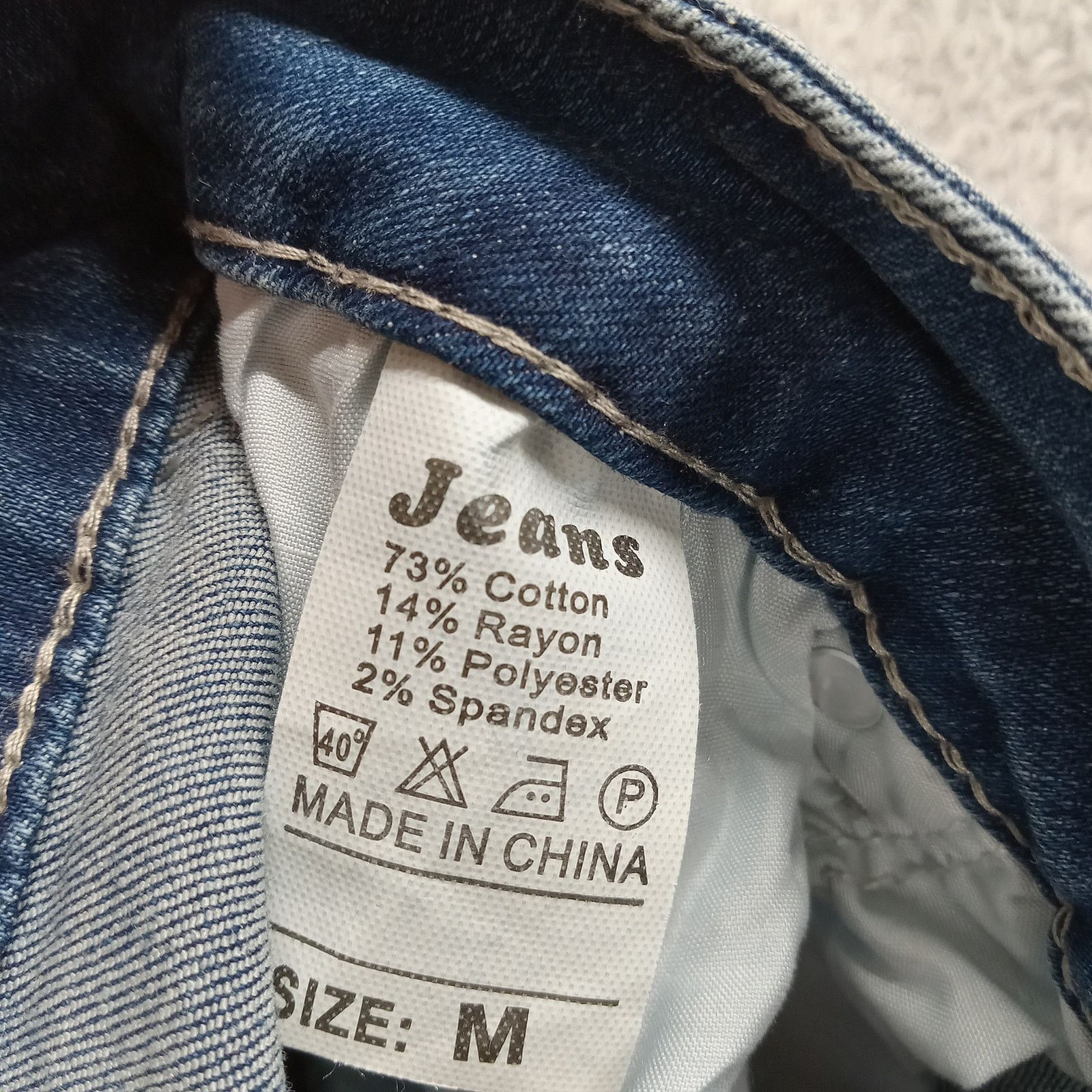 & Other Stories C+D+M Jean Shorts Womens M Distressed Blue Denim Cuffs Size 30" / US 8 / IT 44 - 4 Thumbnail