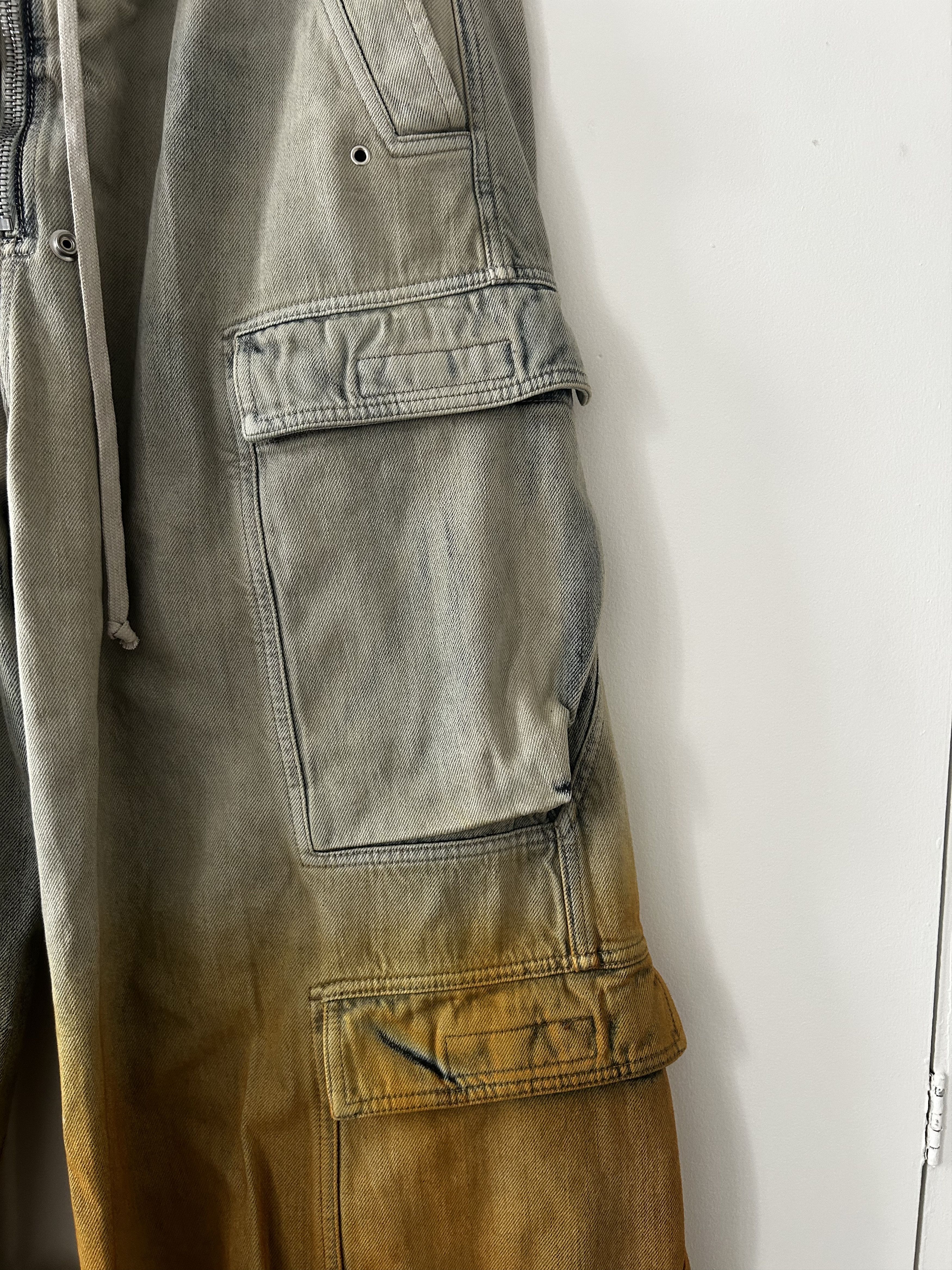 Rick Owens Drkshdw Rick Owens Drkshdw double cargo bela ombré Size US 32 / EU 48 - 2 Thumbnail