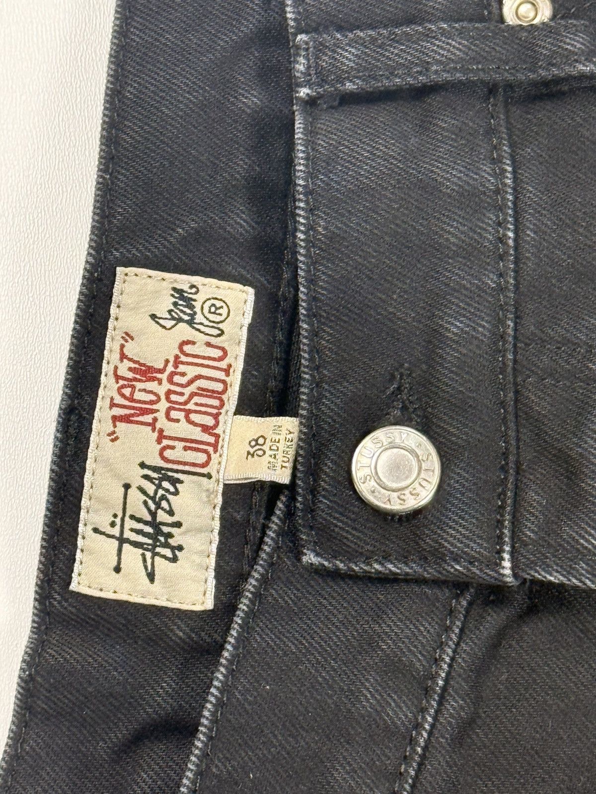 Stussy New Classic Denim Black Size US 38 / EU 54 - 7 Thumbnail