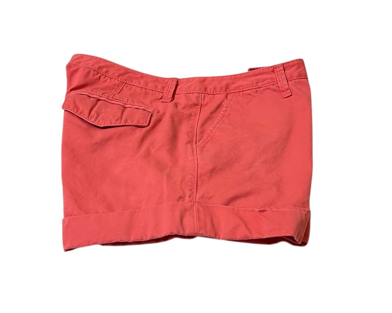Old Navy Old Navy Women Shorts Size 12 Coral Peach Low Rise w/Cuffs I Size 36" / US 14 / IT 50 - 7 Thumbnail