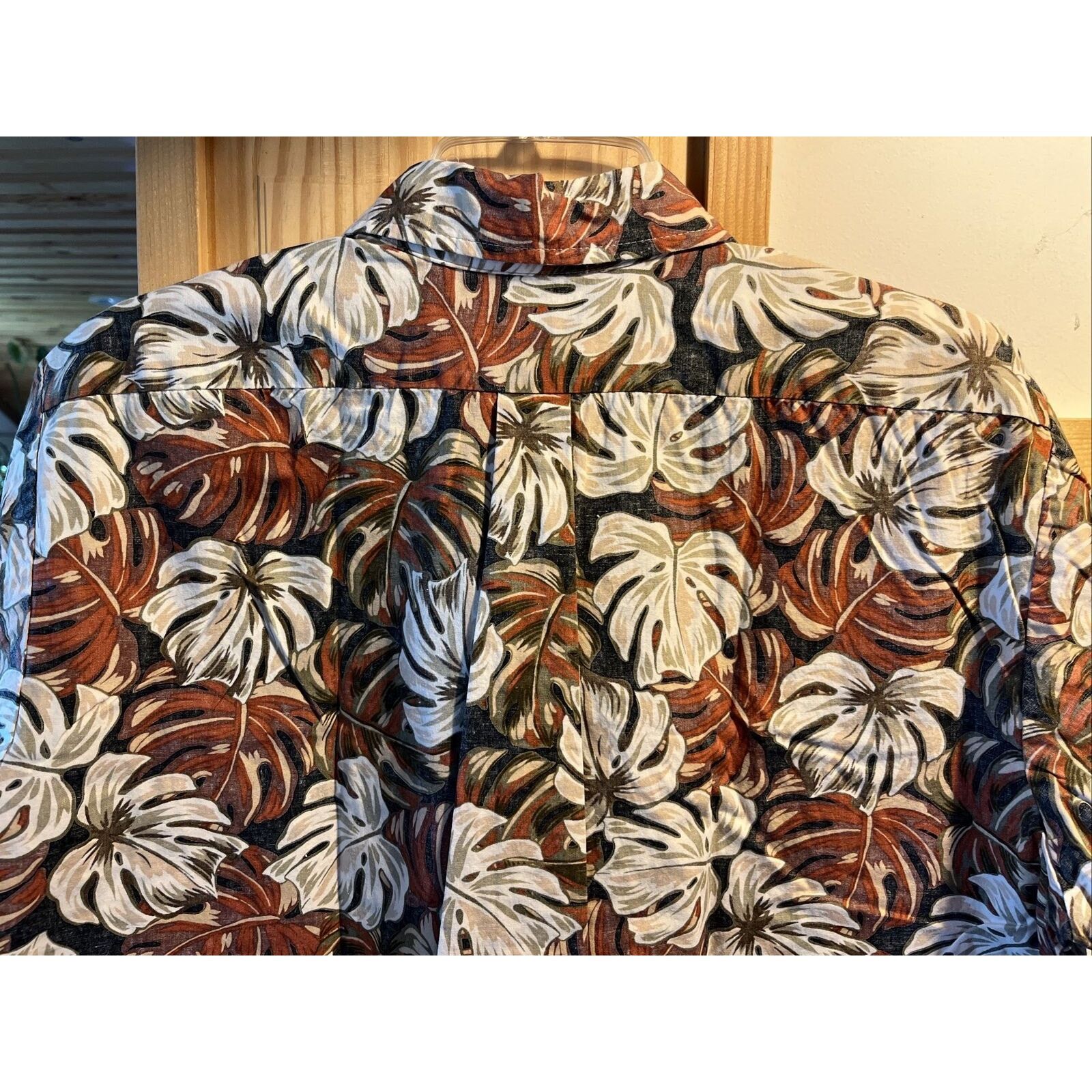 Other Malihini VTG Mens L White Red Monstera Cotton Hawaiian Shirt Size US L / EU 52-54 / 3 - 9 Thumbnail