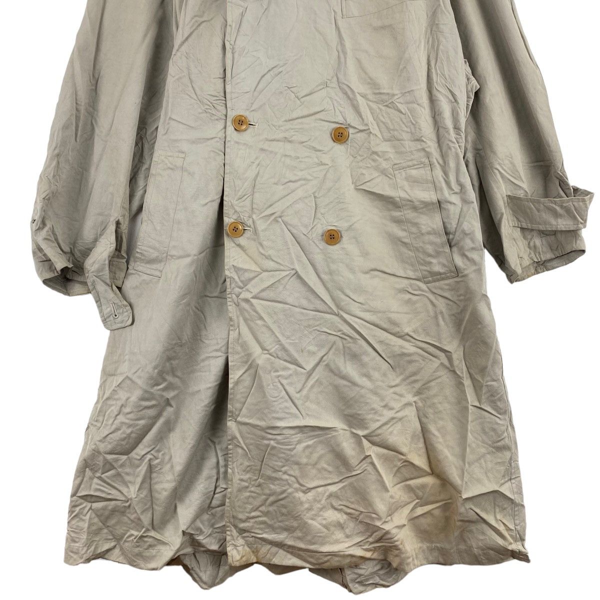 Kenzo KENZO PARIS France Brand Cream Long Overcoat Jacket Parka Size XL / US 12-14 / IT 48-50 - 3 Thumbnail