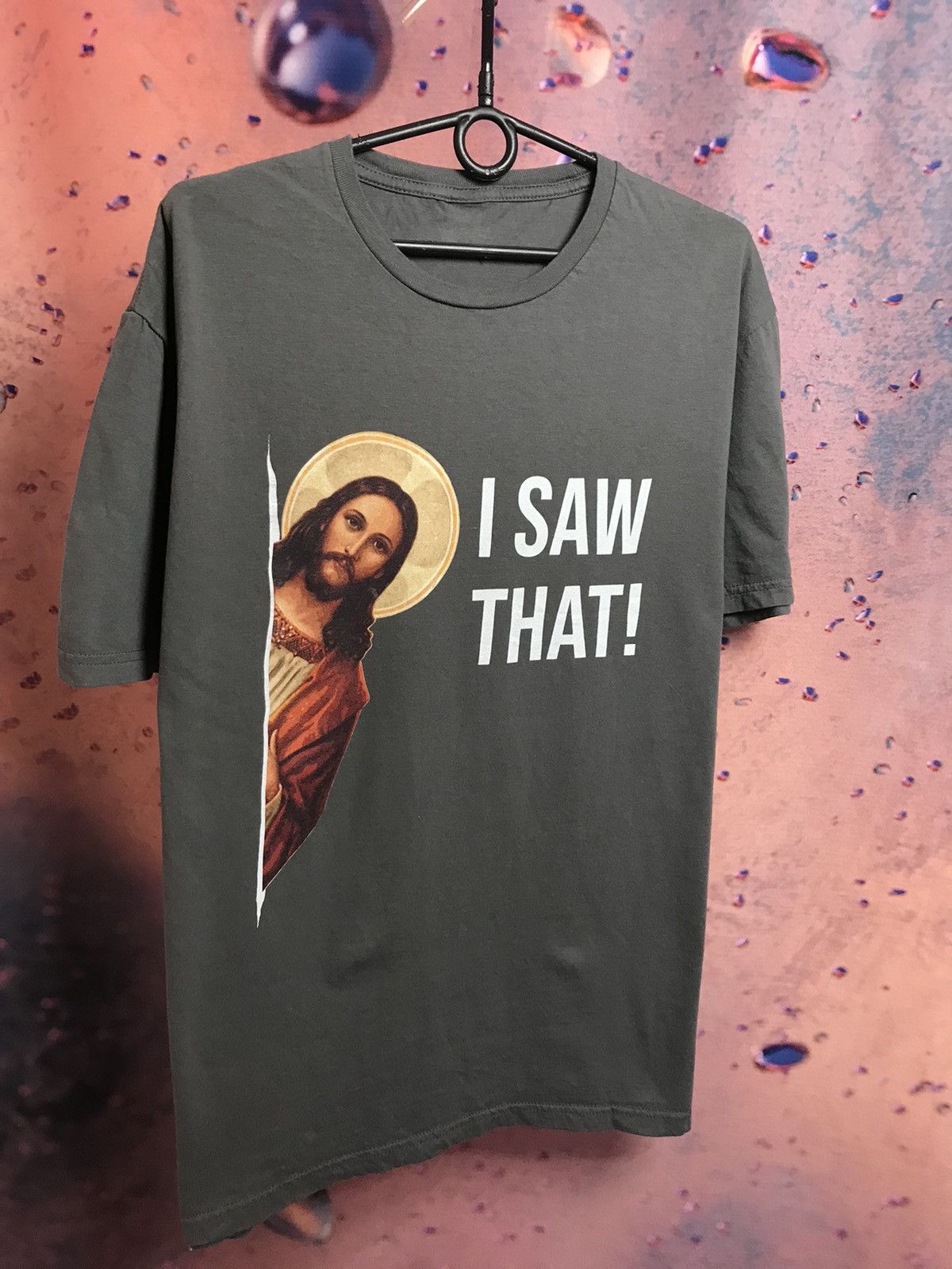 Vintage Vintage Jesus Humor crazy t shirt Size US L / EU 52-54 / 3 - 2 Thumbnail