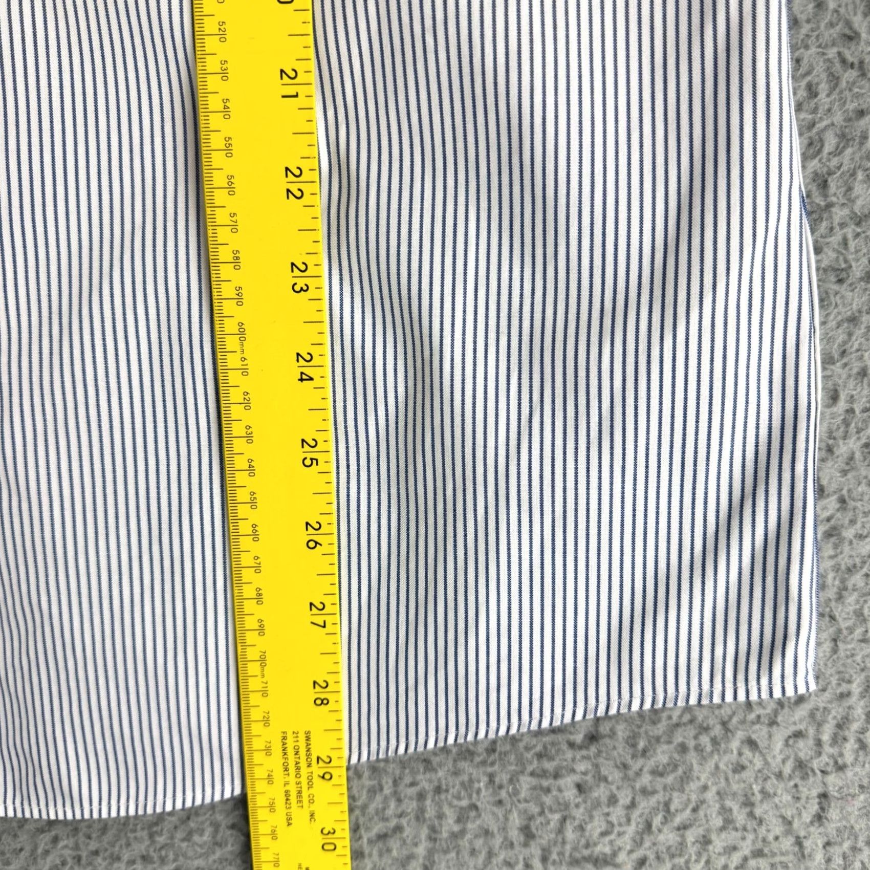 Brooks Brothers Brooks Brothers 1818 Button-Up Dress Shirt Mens Large Blue White Stripe Regent Shirt Size 42R - 6 Thumbnail