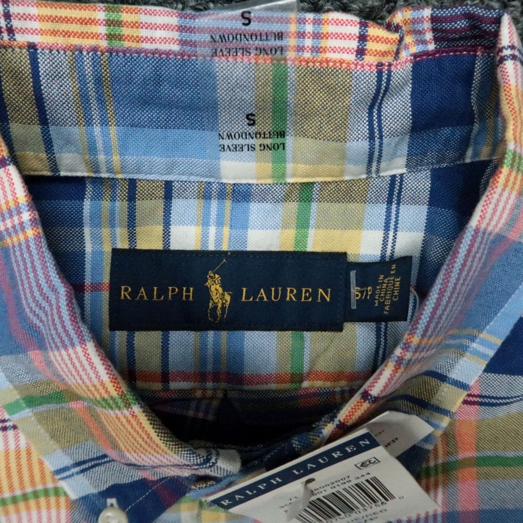 Ralph Lauren Ralph Lauren Mens Small Blue Red Plaid Long Sleeve Button-Down NWT Size US S / EU 44-46 / 1 - 3 Thumbnail