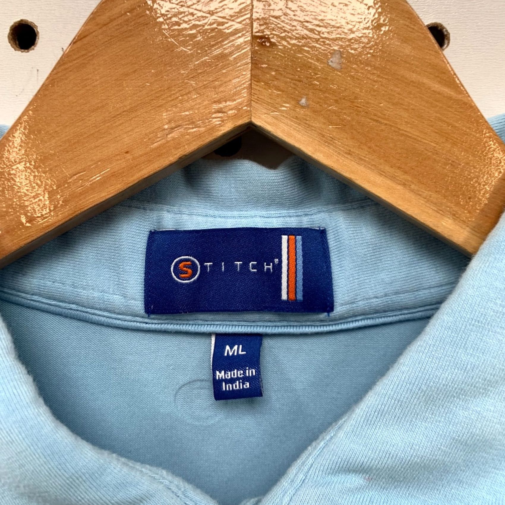 Vintage Stitch Golf Polo Shirt Mens Medium Blue Midlothian Country Club Casual Size US M / EU 48-50 / 2 - 7 Thumbnail