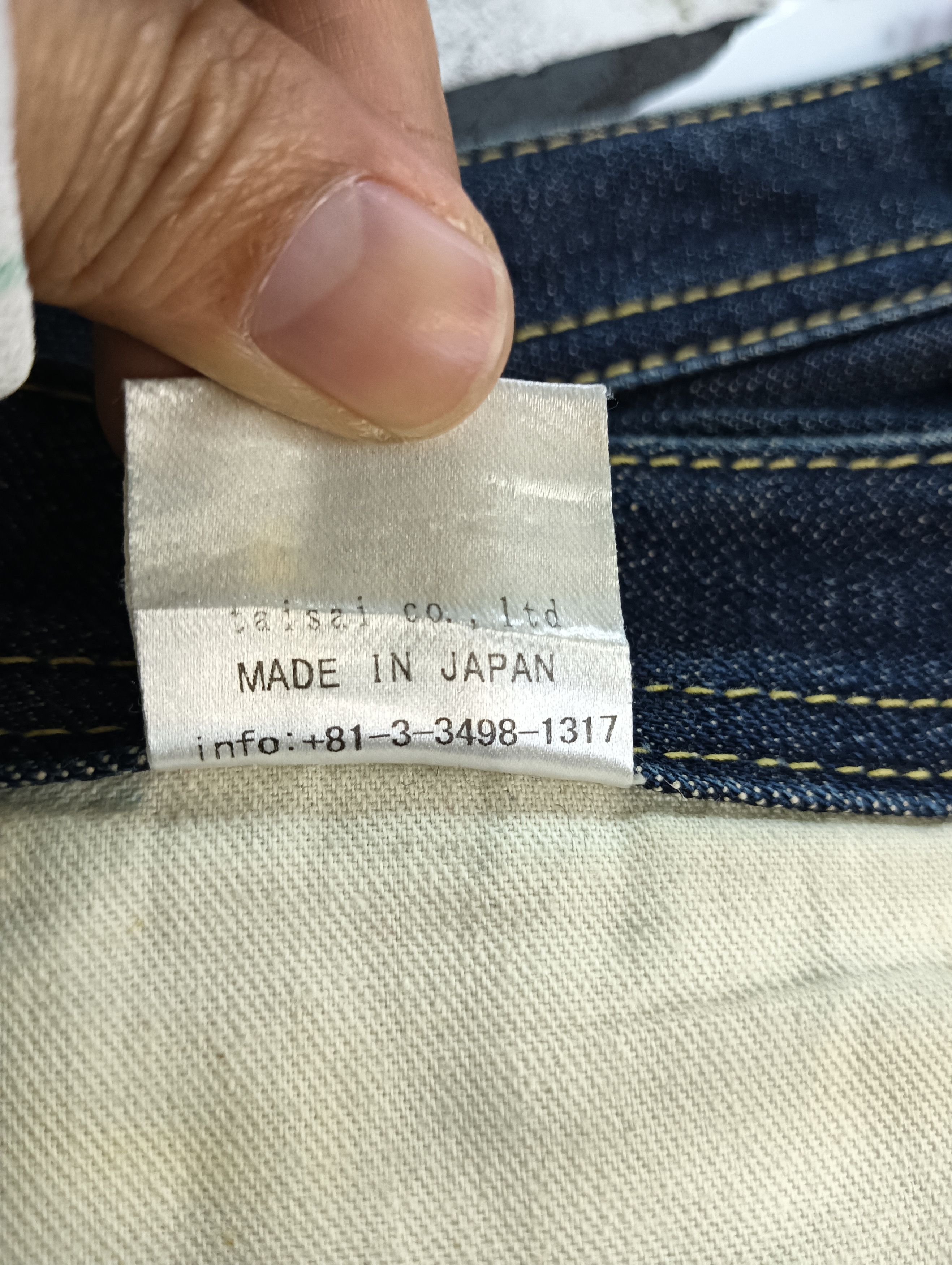 Japanese Brand SOMET SELVEDGE DENIM Size US 27 - 6 Thumbnail