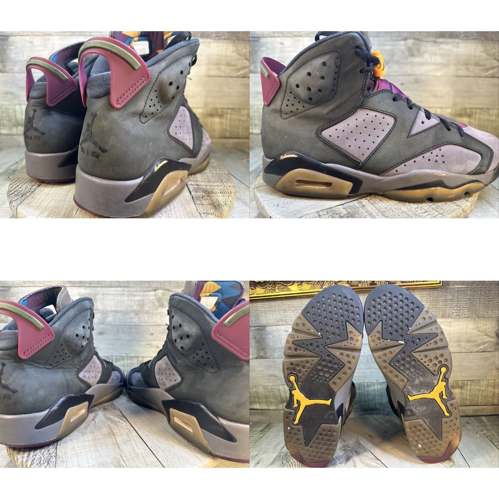 Jordan Brand Jordan 6 Bordeaux Sneaker Men Size 10 Brown Air Jordan CT8529-063 2021 Mid Top Athletic Shoe Size US 10 / EU 43 - 8 Thumbnail