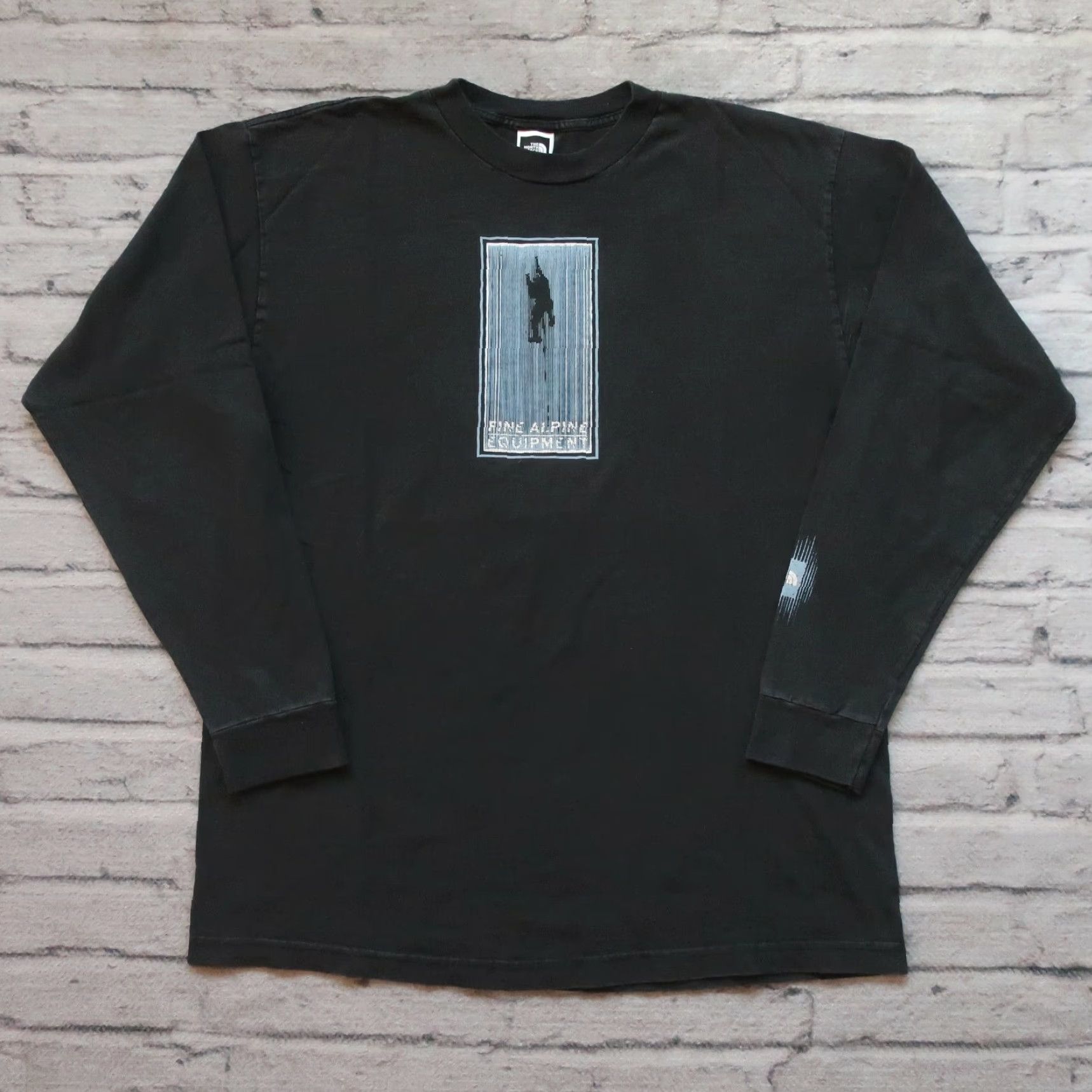 The North Face Vintage North Face Longsleeve Tshirt 90s Fine Alpine Equipment Adult XL Black Mens Size US XL / EU 56 / 4 - 3 Thumbnail