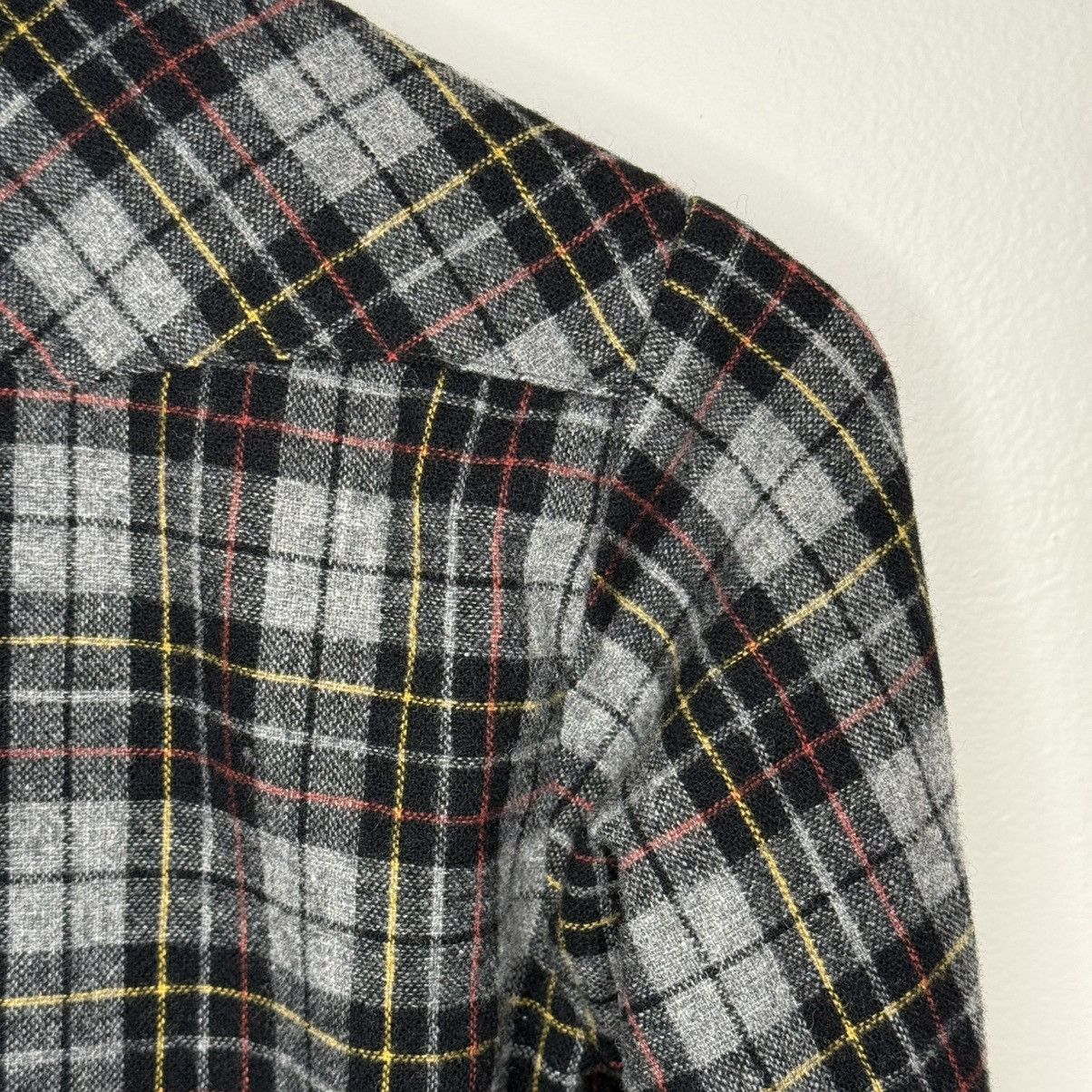 Hysteric Glamour × Vintage Vintage Hysteric Glamour Women’s Wool Plaid Flannel Shirt Size S / US 4 / IT 40 - 15 Thumbnail