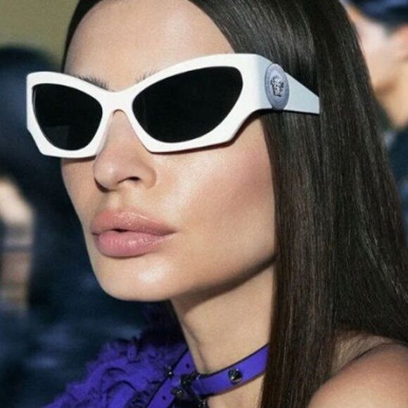 Versace Versace VE4450 541787 Sunglasses Pink Cat Eye Frame Size ONE SIZE - 2 Thumbnail