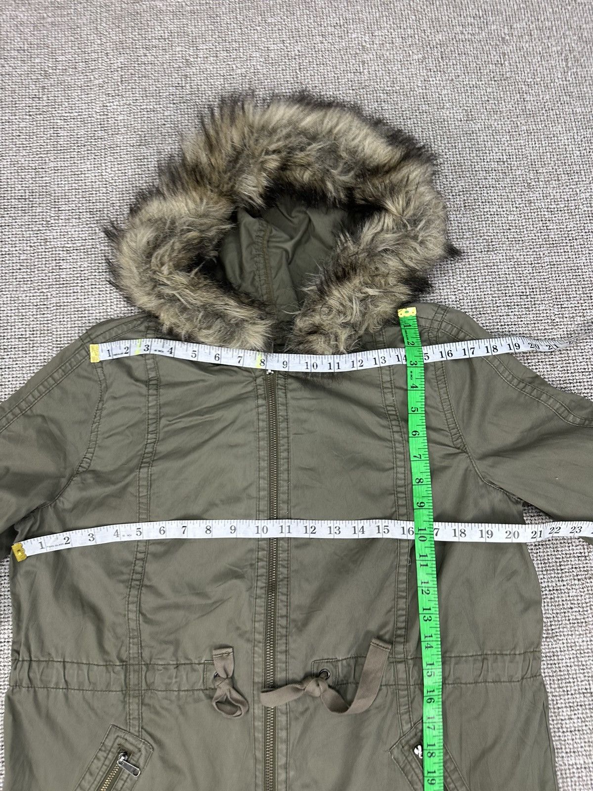 Gap Gap Fur Army Parka Jacket Z251 Size US M / EU 48-50 / 2 - 8 Thumbnail