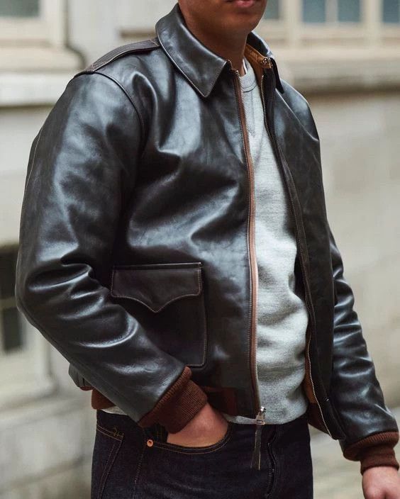 The Real McCoy's leather jacket Size US M / EU 48-50 / 2 - 9 Thumbnail
