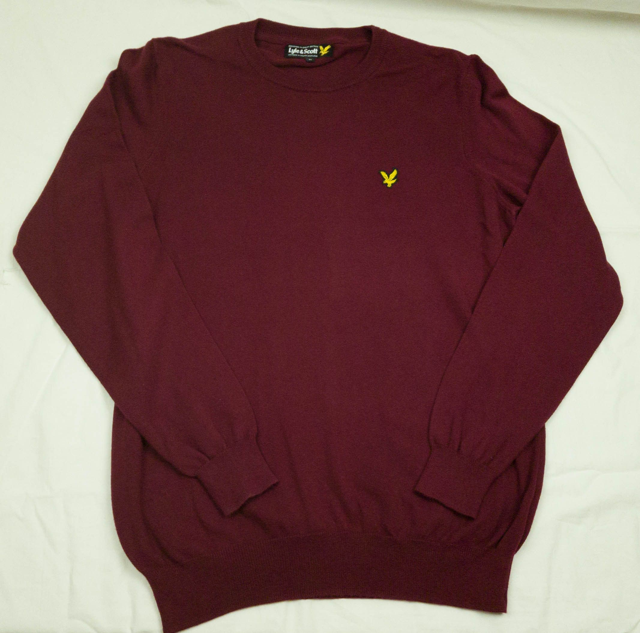 Lyle & Scott Lyle Scott mens jumper cotton size M gc Size US M / EU 48-50 / 2 - 3 Thumbnail