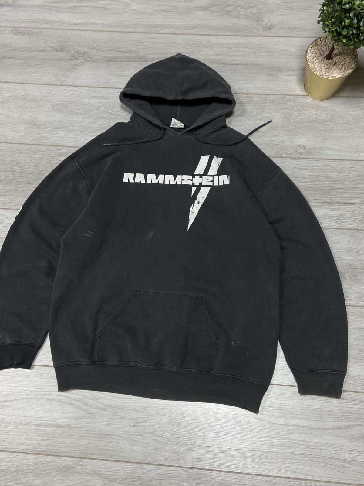 Vintage Vintage Rammstein Reise Reise Distressed Hoodie Size US XL / EU 56 / 4 - 4 Thumbnail