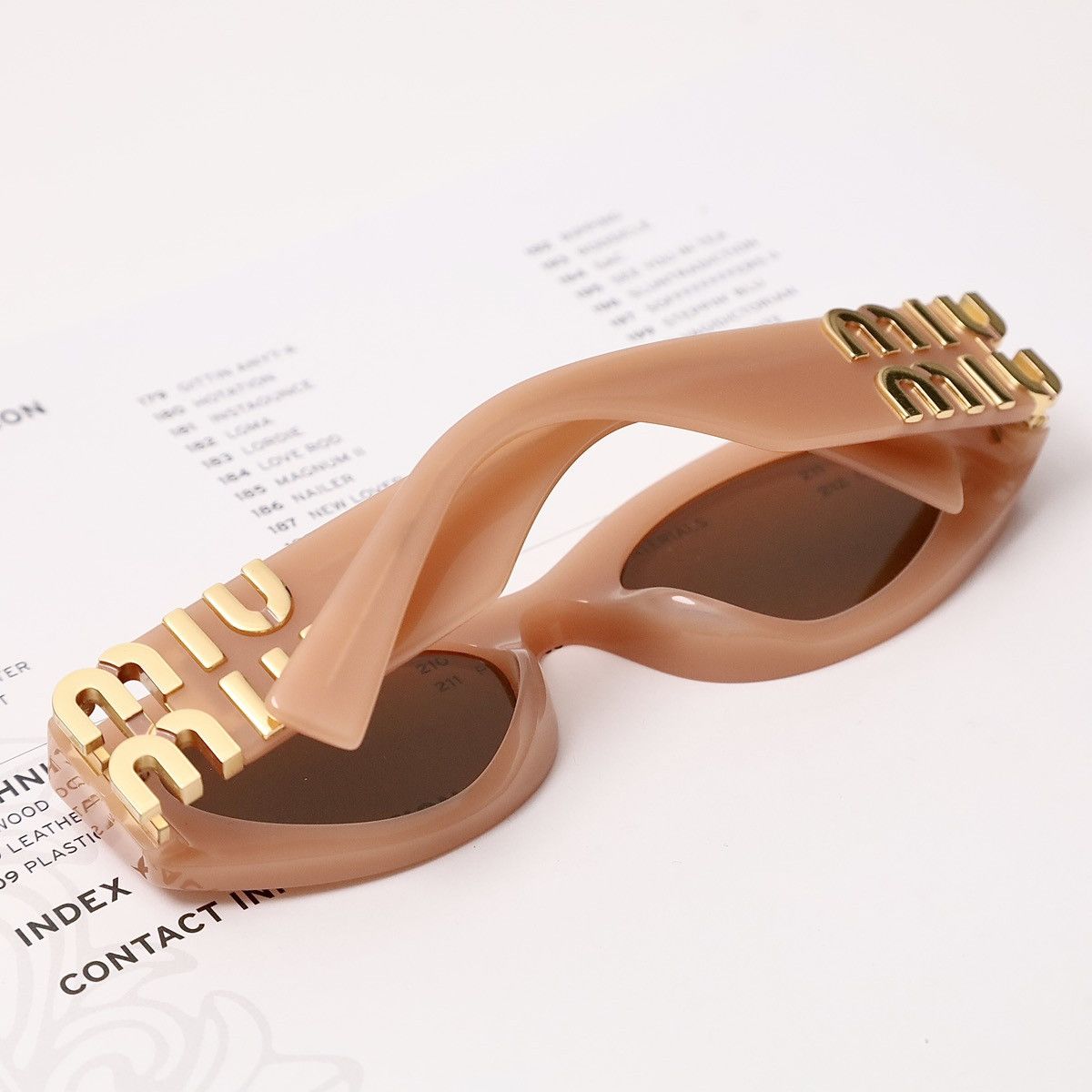 Miu Miu MIU MIU 0MU 11WS SUNGLASSES Size ONE SIZE - 7 Thumbnail