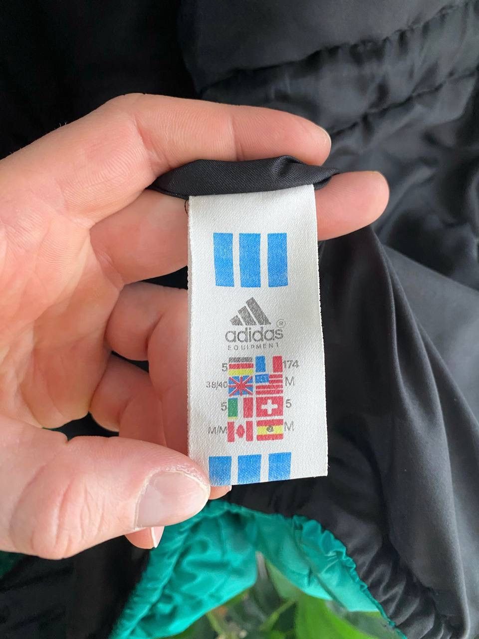 Adidas Vintage Adidas Equipment 90s Men's Green Quilted Jacket, M Size US M / EU 48-50 / 2 - 18 Thumbnail