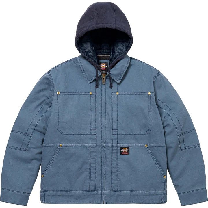 Supreme Supreme Eye of Horus Denim Hooded Work Jacket FW13 | Grailed