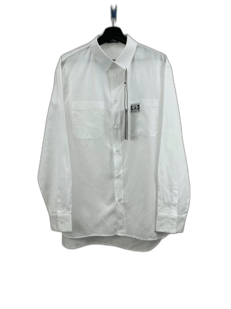 Dior Dior Embroidered Logo Long Sleeve Shirt Size US M / EU 48-50 / 2 - 1 Thumbnail