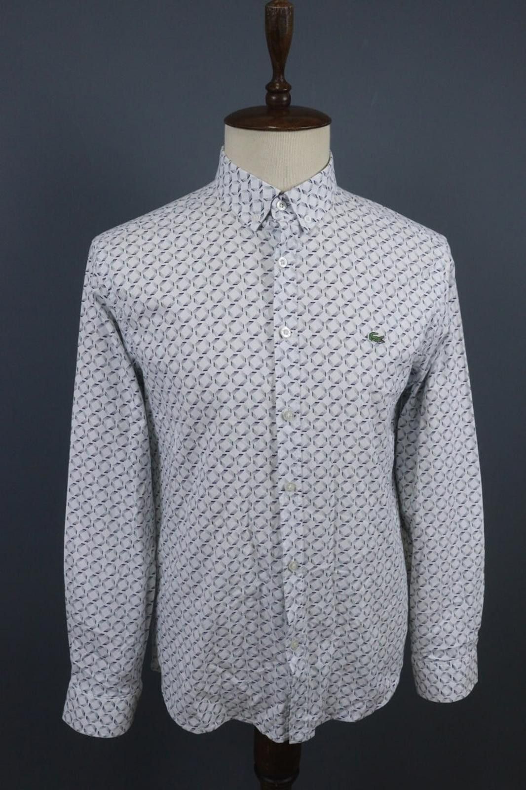 Lacoste Lacoste Multi Geometric Button-Down Shirt Size XL Size US XL / EU 56 / 4 - 7 Thumbnail