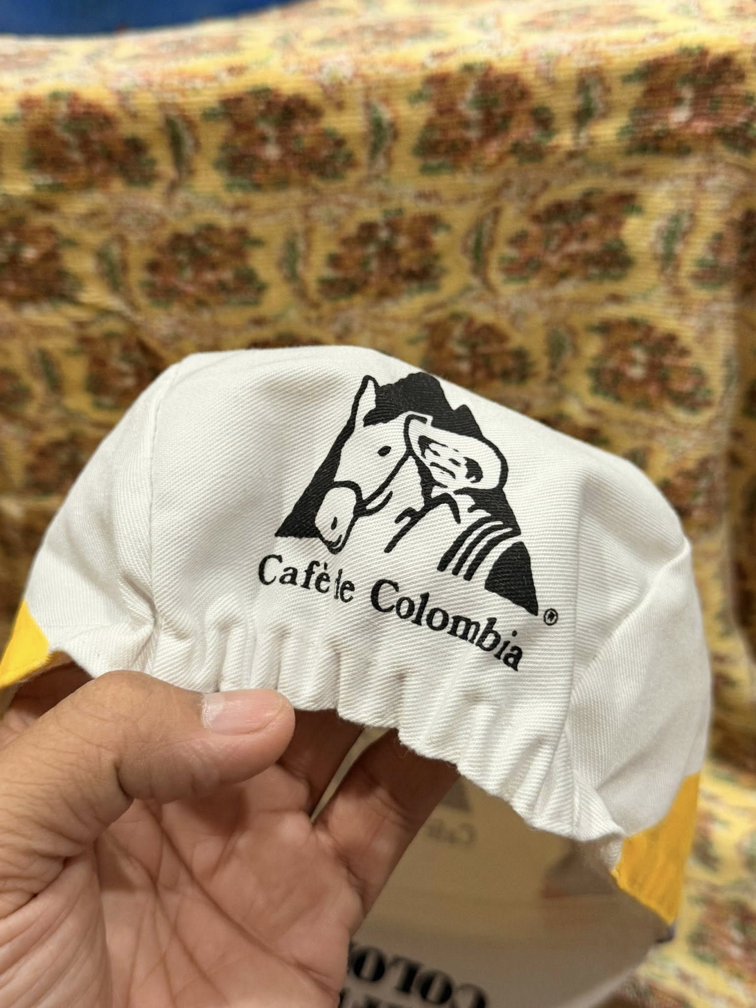 Other vintage Cafe de Colombia bicycle cap 57.5 cm Size ONE SIZE - 4 Thumbnail