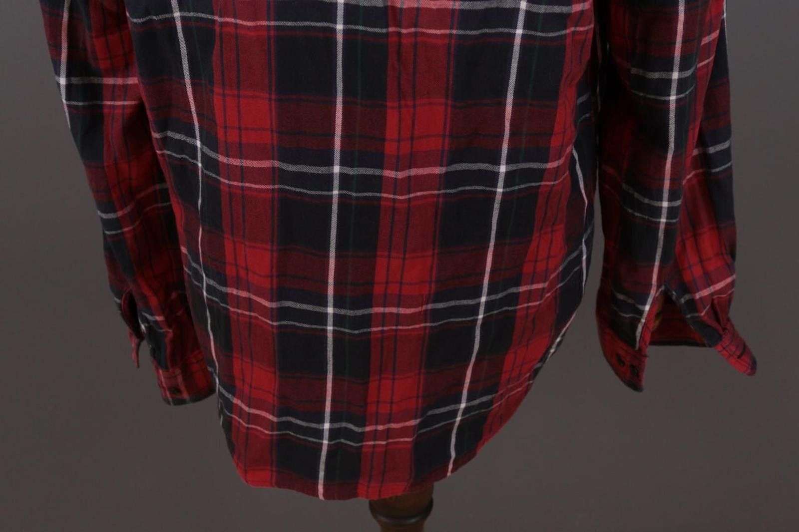 Denim & Supply Ralph Lauren Denim & Supply Ralph Lauren Red Flannel Overshirt Shirt Sz L Size US L / EU 52-54 / 3 - 10 Thumbnail