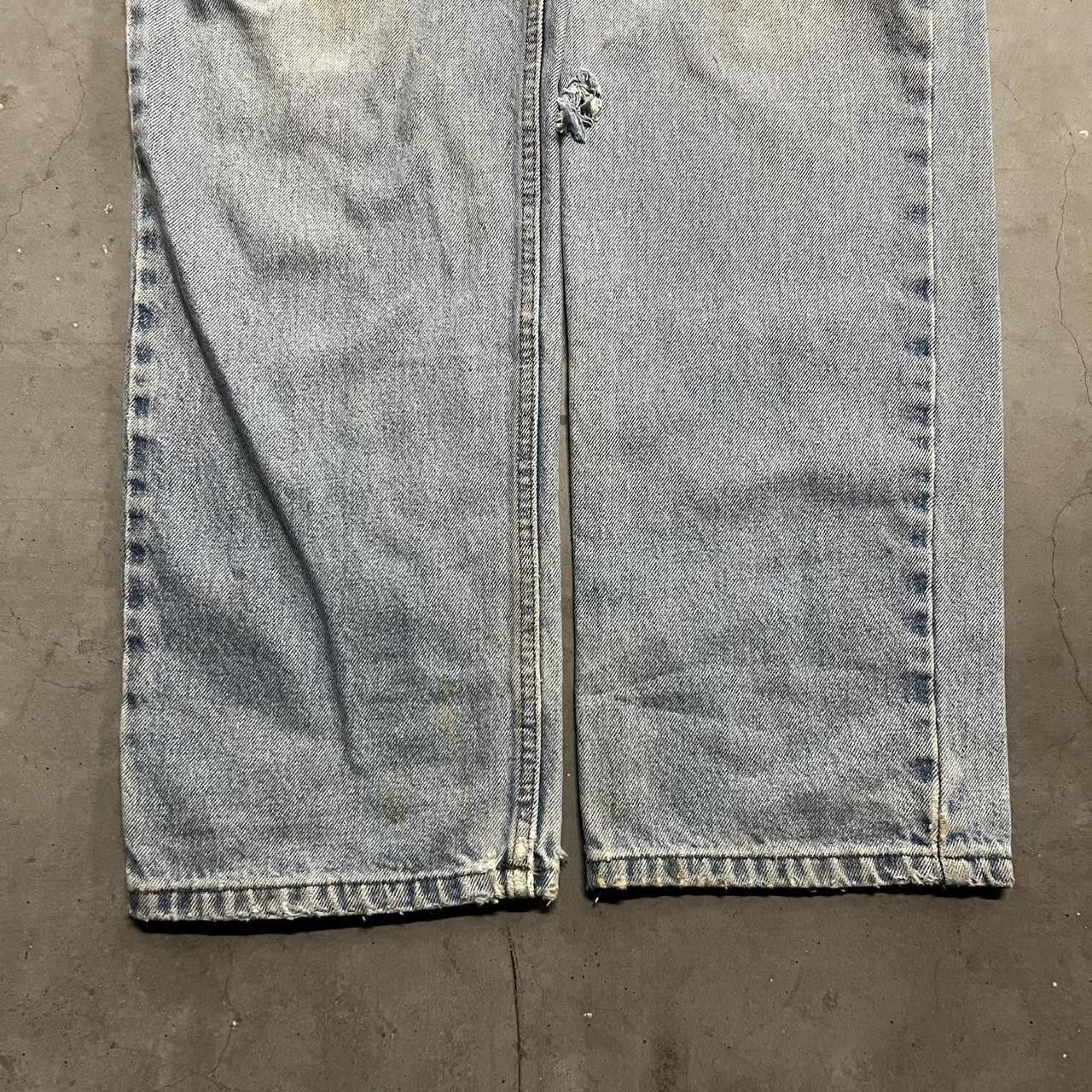 Vintage Crazy Vintage Y2K/2000s Skater Style Streetwear Light Wash Denim Jeans! Size US 32 / EU 48 - 5 Thumbnail