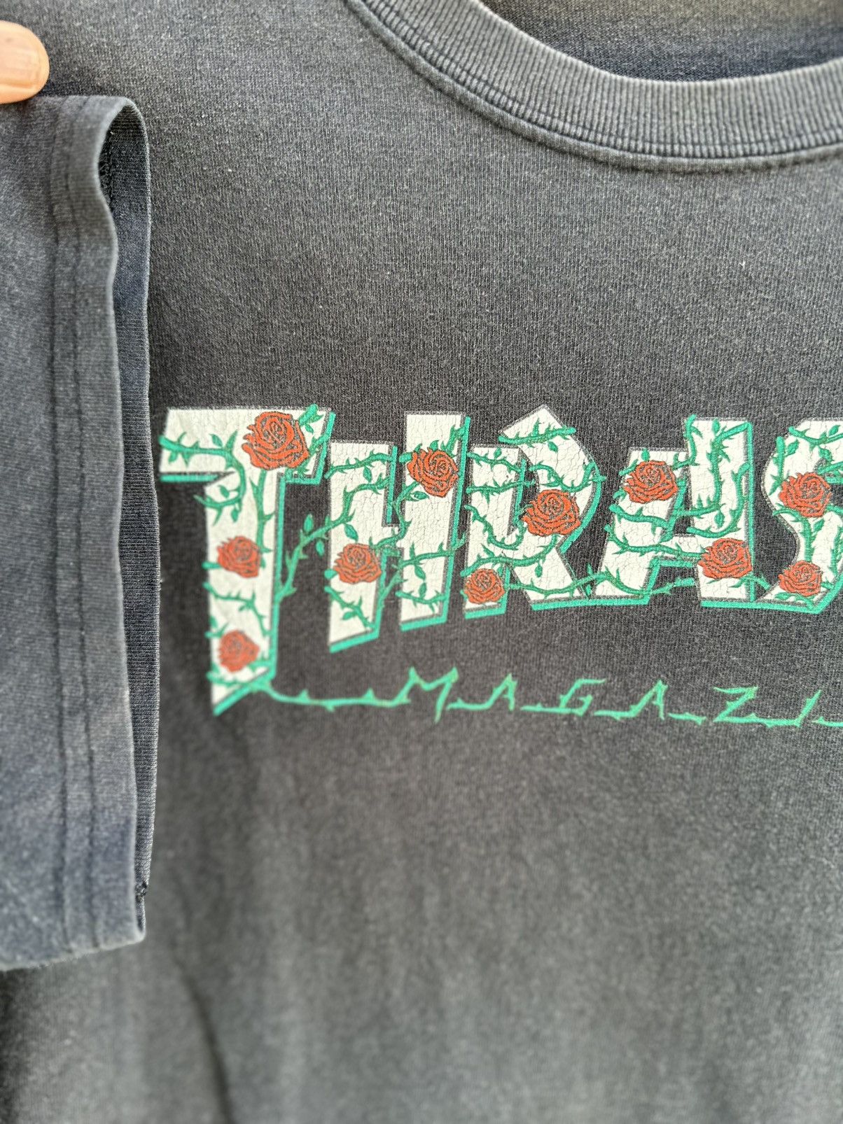 Girl Skateboards Thrashed Vintage Thrasher Megazine Skateboard Sun Faded Tee Size US L / EU 52-54 / 3 - 4 Thumbnail