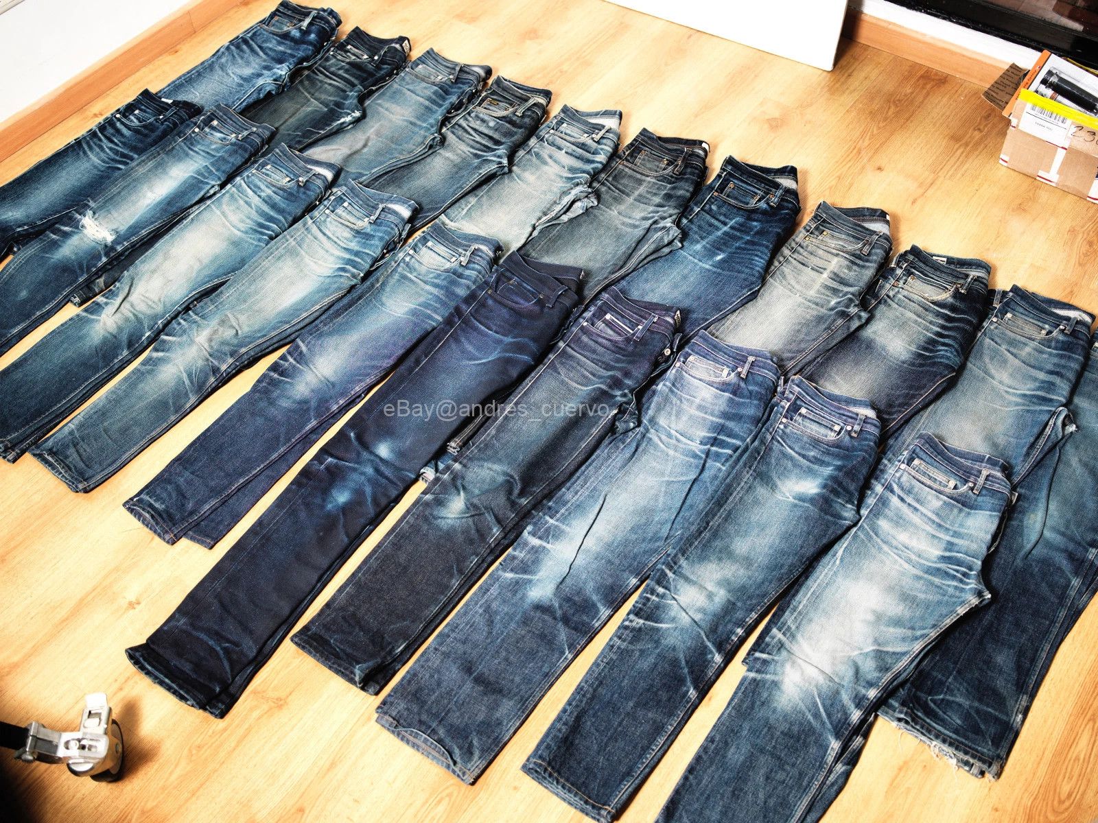 Studio D'Artisan Butler Studio D’artisan Jeans Fades Distressed Selvedge Size US 30 / EU 46 - 4 Thumbnail