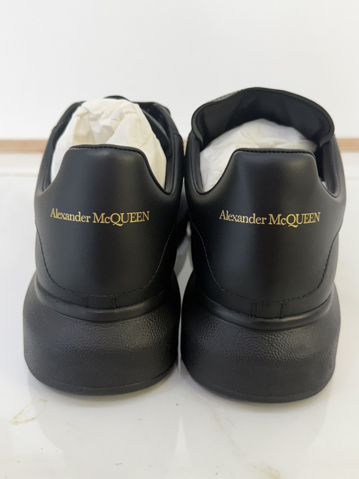 Alexander McQueen Alexander McQueen Oversized Triple Black Leather Size 41 Size US 8 / EU 41 - 5 Thumbnail