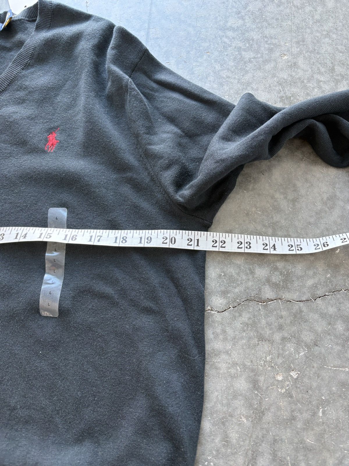 Polo Ralph Lauren NWT Polo Ralph Lauren Pima Cotton V Neck Sweater Size US L / EU 52-54 / 3 - 8 Thumbnail