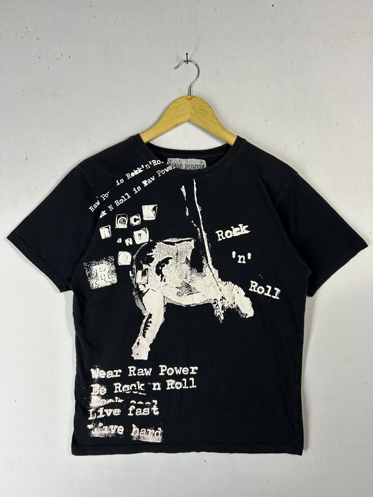 Band Tees × Vintage Vintage Raw Power tees Size US L / EU 52-54 / 3 - 2 Thumbnail