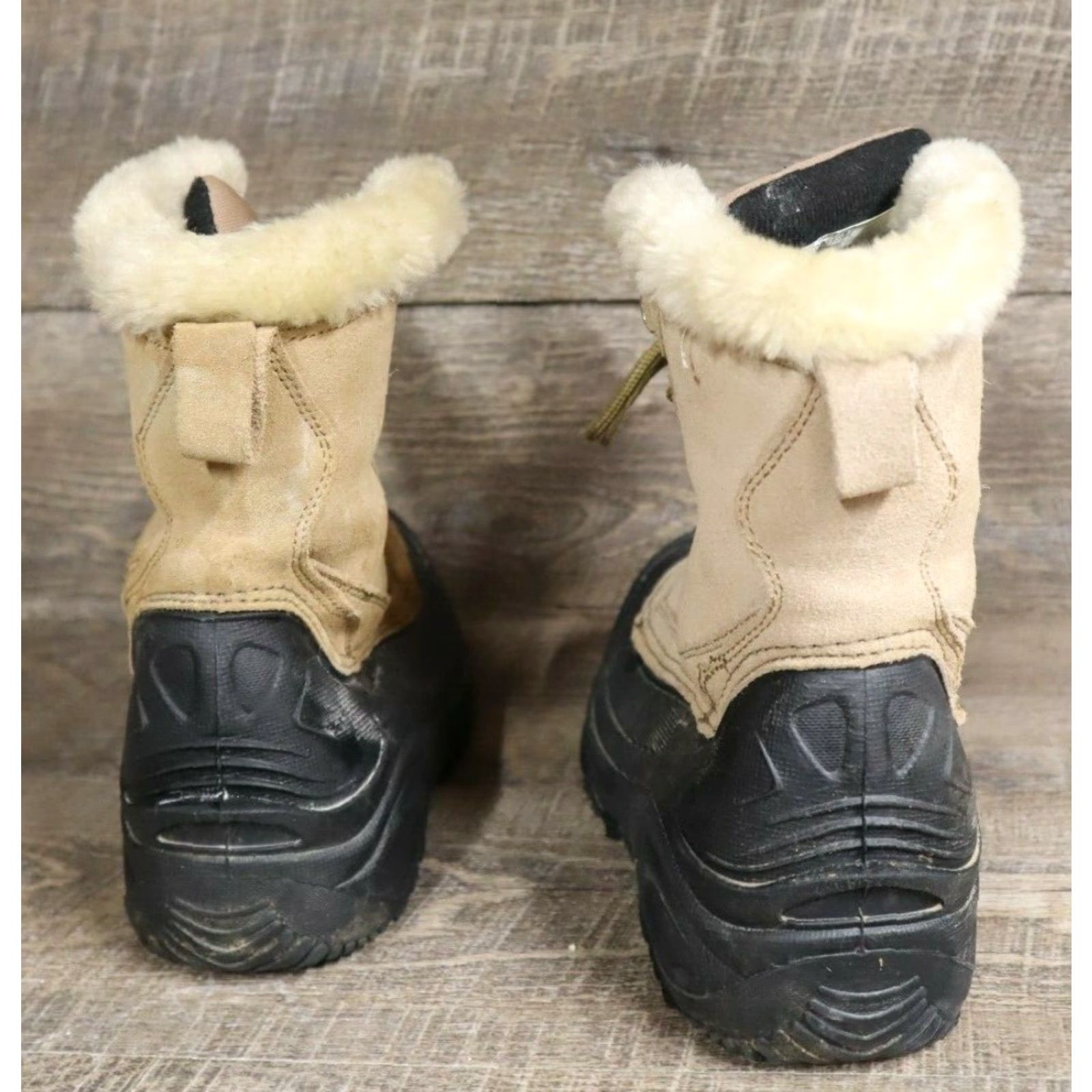 Vintage VINTAGE Itaska Leather Upper Rubber Thermo Lite The Pines Duck Boots 658323 Women's Sz 8 Size US 8 / IT 38 - 3 Thumbnail