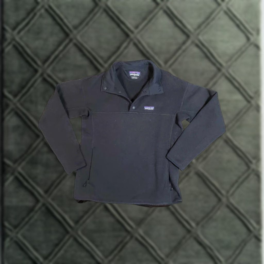Patagonia Patagonia Fleece 1/4 Zip Pullover Womens Small Black Long Sleeve Mock Neck S Shirt Pullover Womens Black 90s? Size S / US 4 / IT 40 - 1 Thumbnail