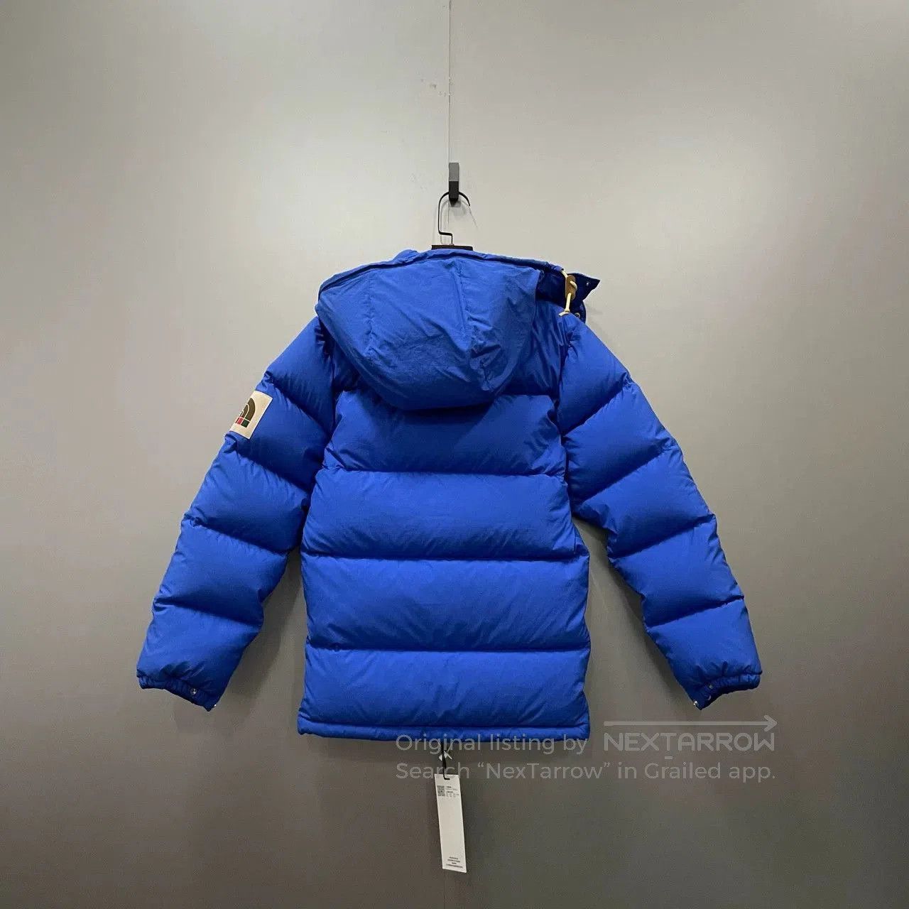 Gucci Gucci x The North Face Blue Down Jacket. Size XXS / US 00 / IT 34 - 2 Thumbnail
