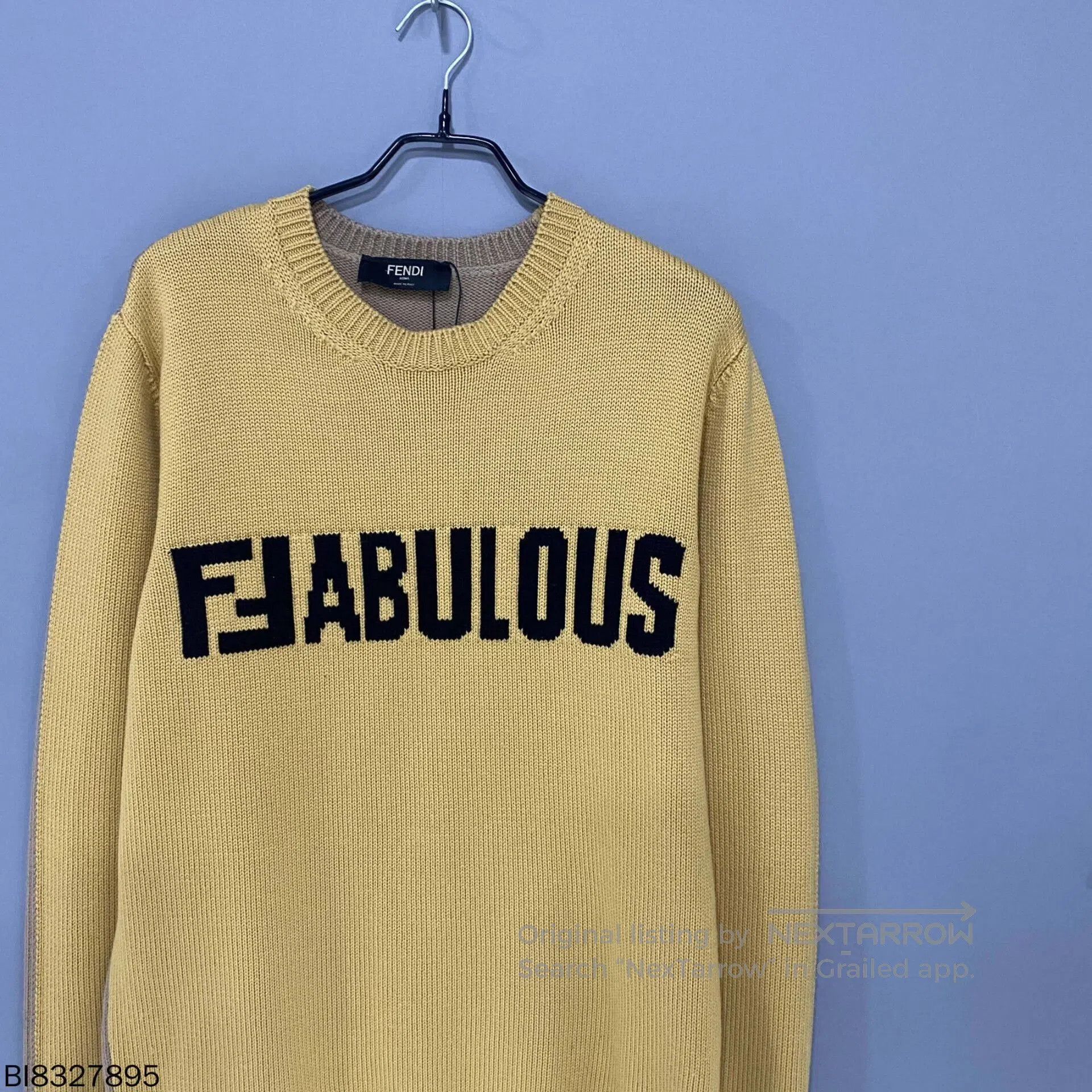 Fendi fabulous logo sweater by Fendi. Size US L / EU 52-54 / 3 - 3 Thumbnail