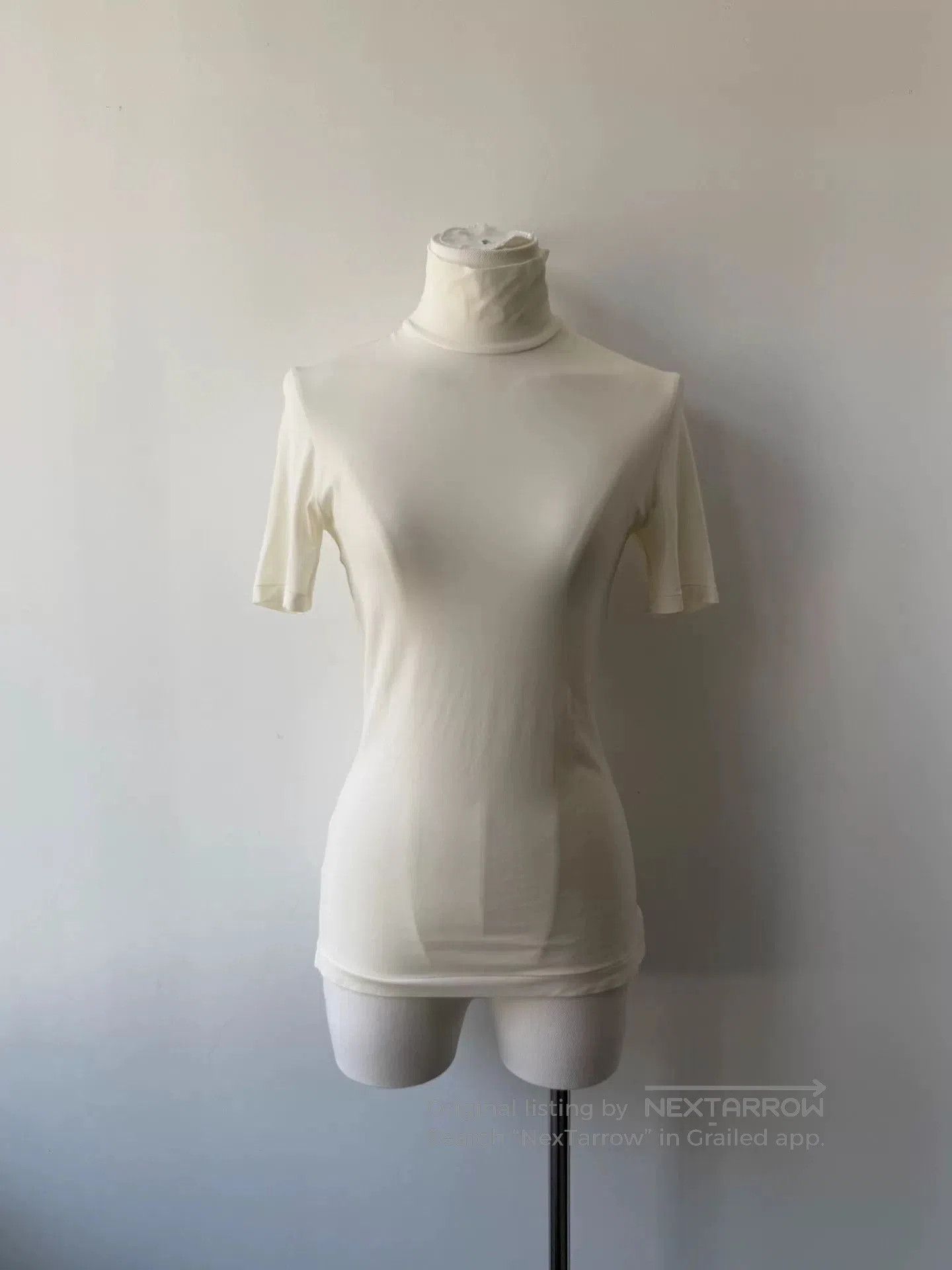 Y's Yohji Yamamoto Y's Half High Neck T-Shirt. Size L / US 10 / IT 46 - 2 Thumbnail