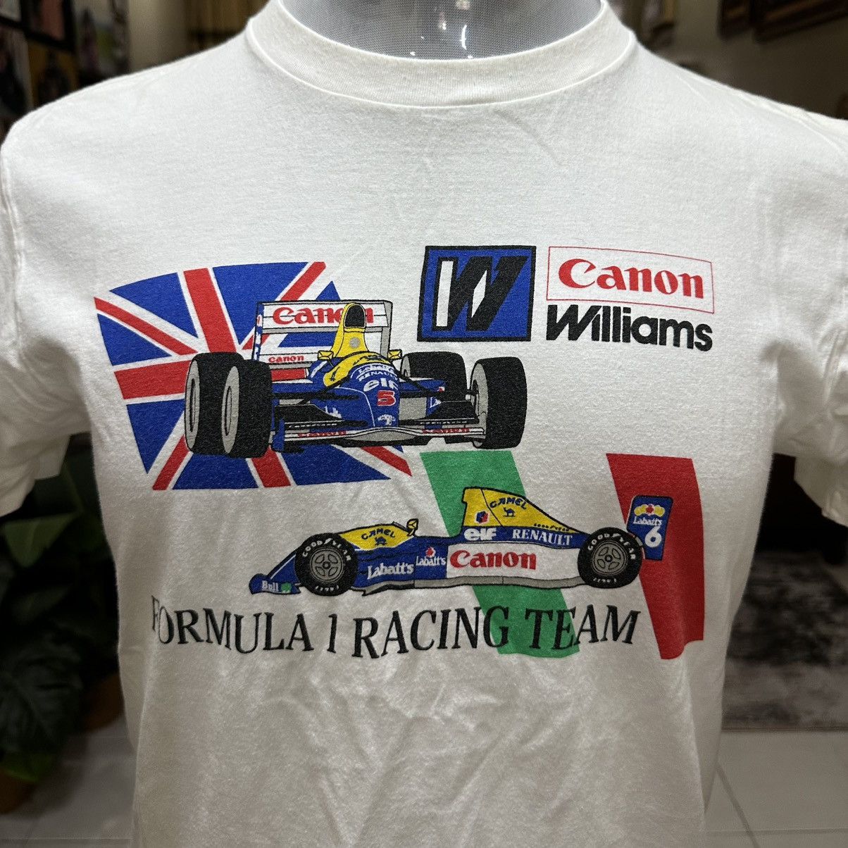 Sports Specialties Vintage Canon William Formula 1 Racing Team Tshirt Size US S / EU 44-46 / 1 - 4 Thumbnail