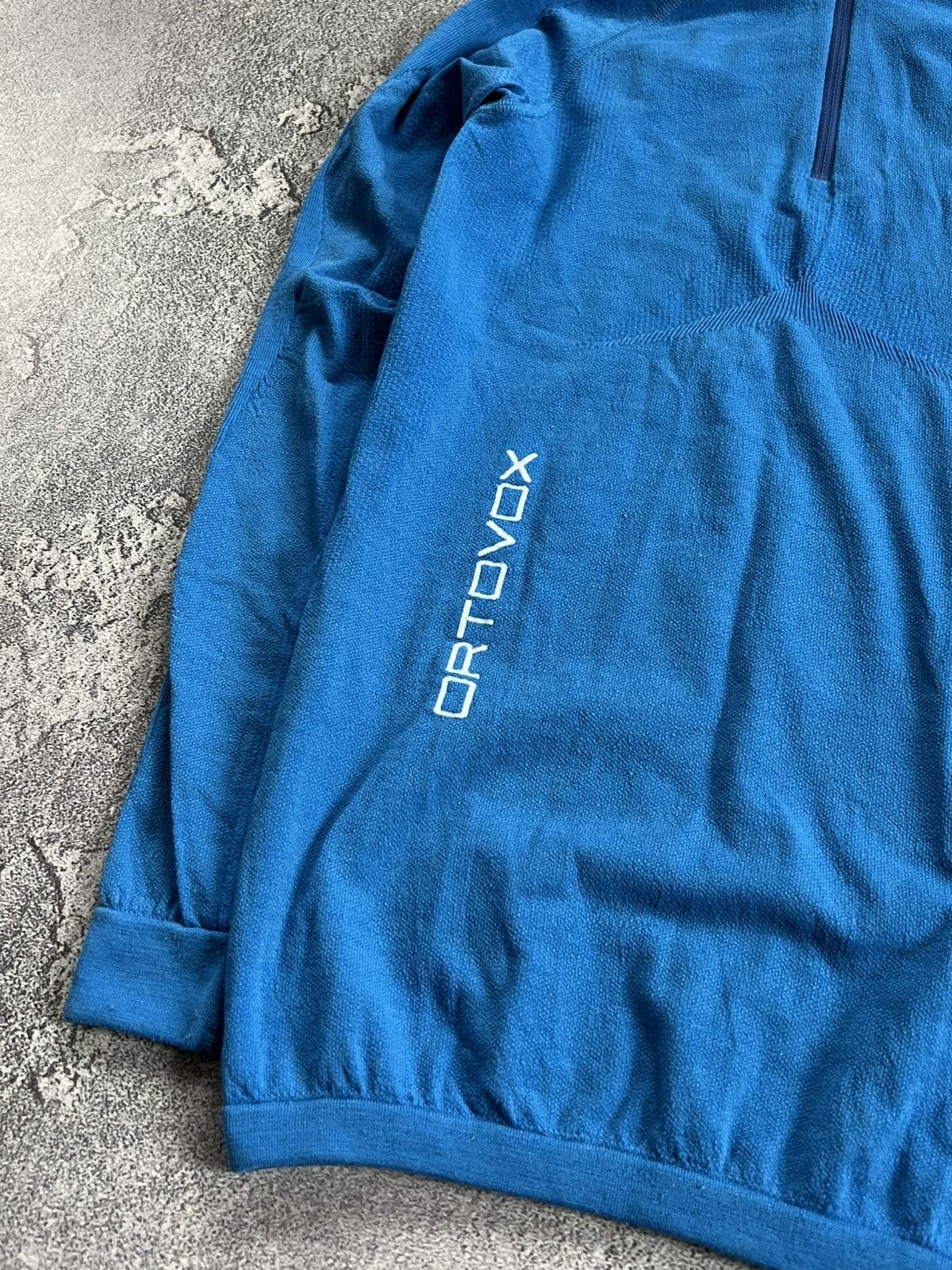 ORTOVOX Ortovox 1/4 Zip Thermal Long Sleeve Wool Base Layer Fleece Size S / US 4 / IT 40 - 2 Thumbnail