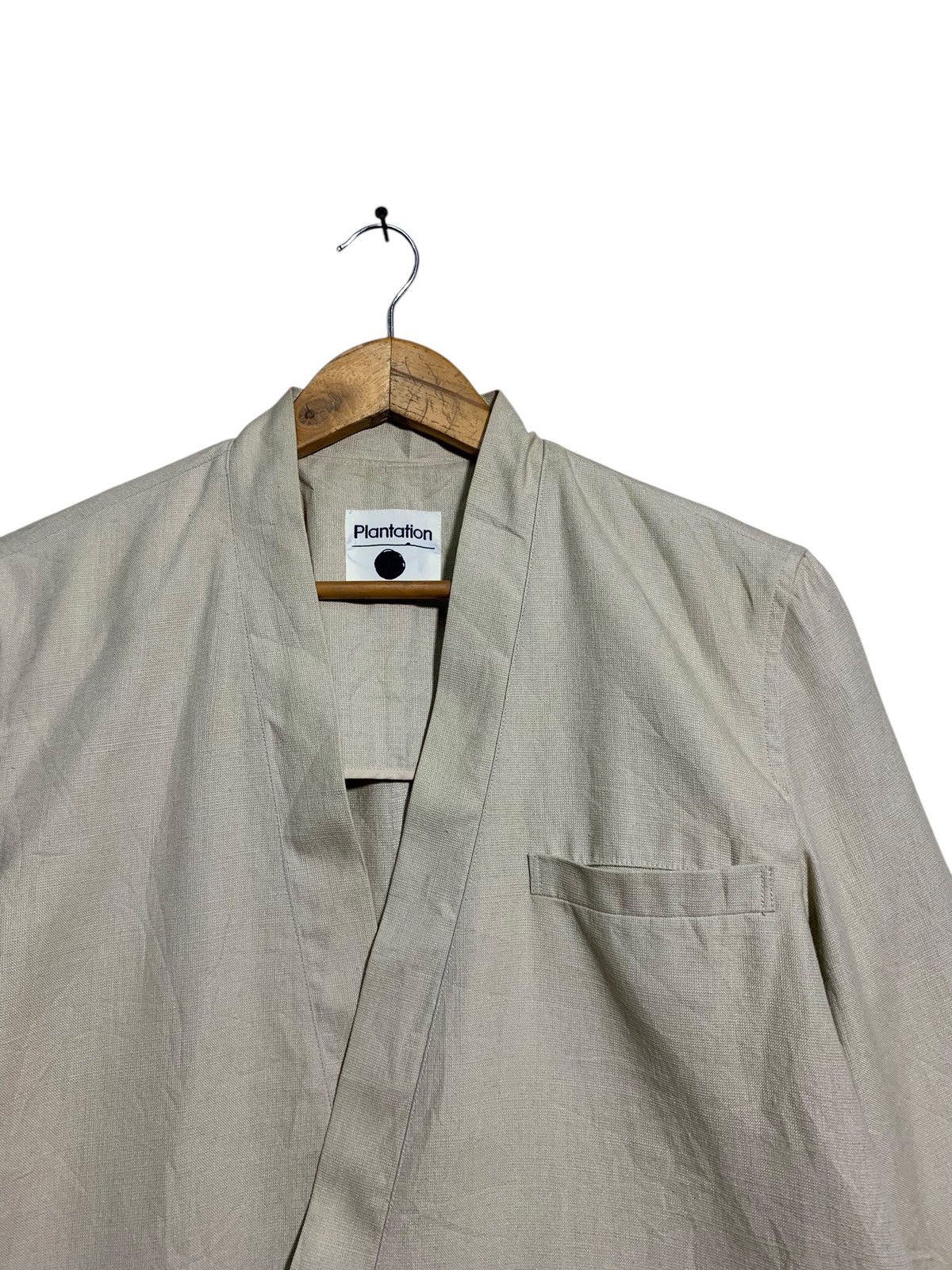 Issey Miyake 🔥PLANTATION ISSEY MIYAKE ONE BUTTON LINEN JACKETS Size US M / EU 48-50 / 2 - 4 Thumbnail