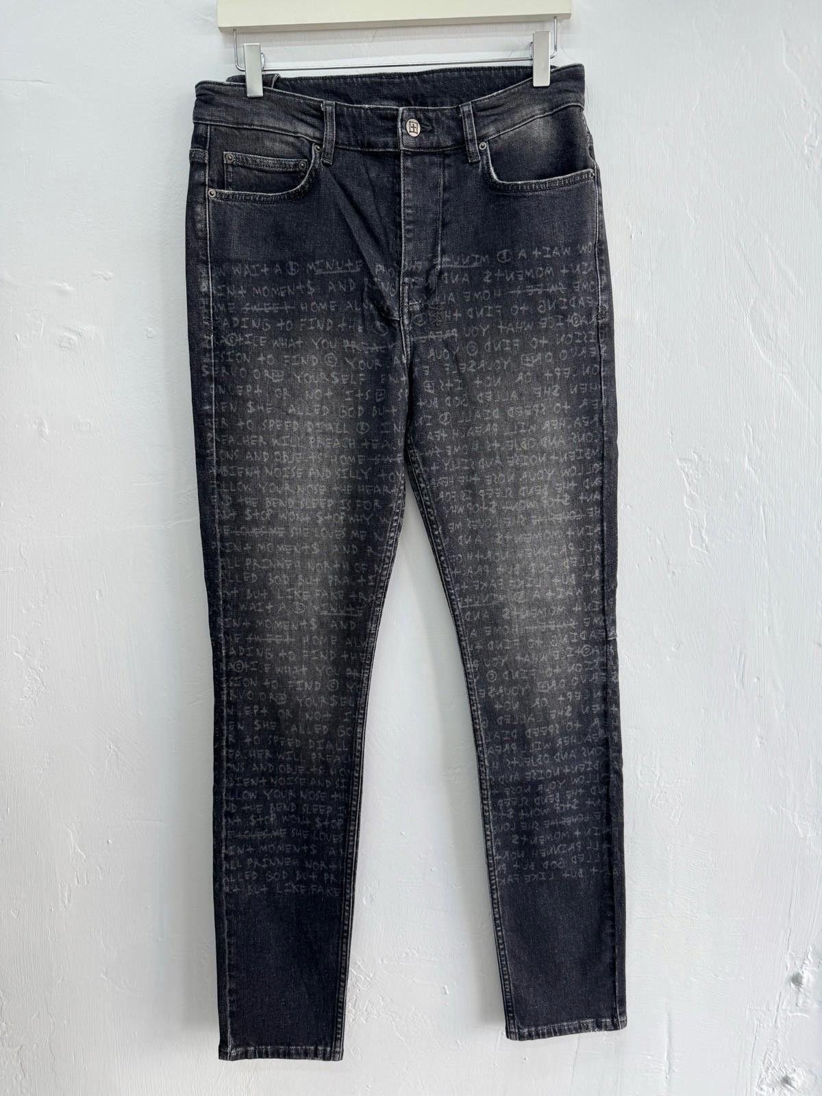 new Ksubi mens denim jeans chitch krete sketchy grey 32