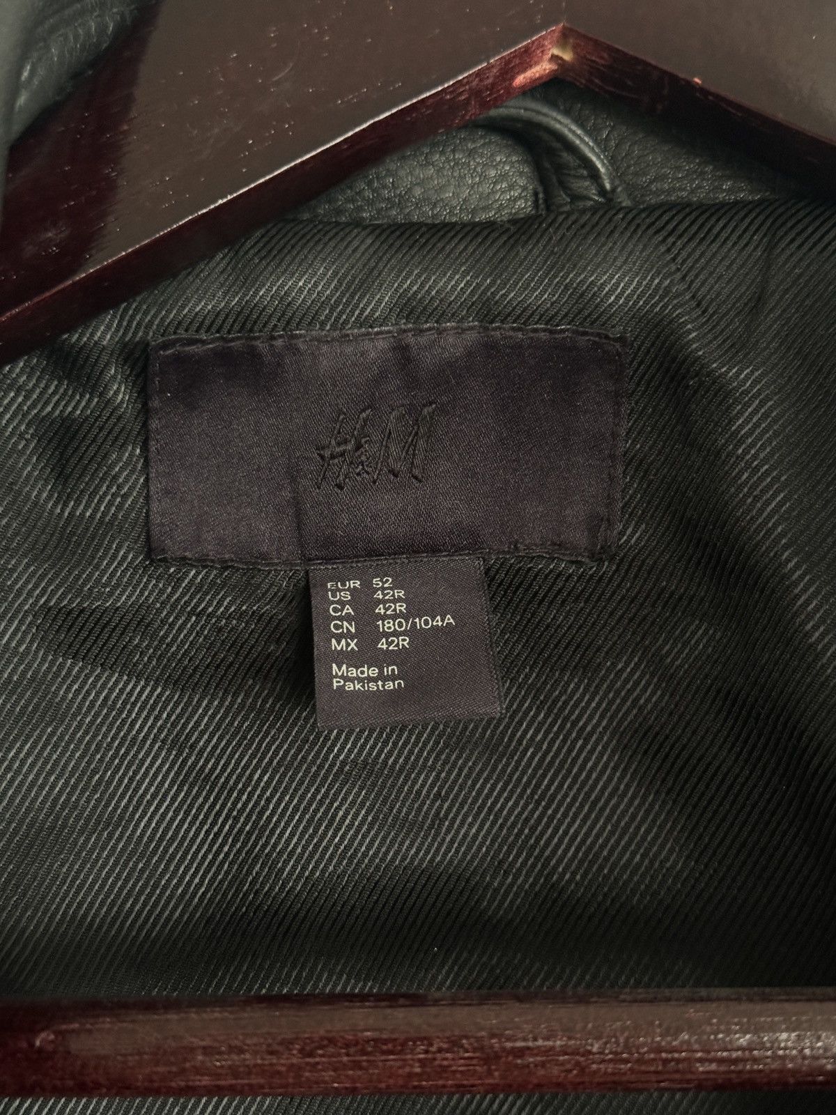 H&M H&M real leather jacket Size US L / EU 52-54 / 3 - 3 Thumbnail