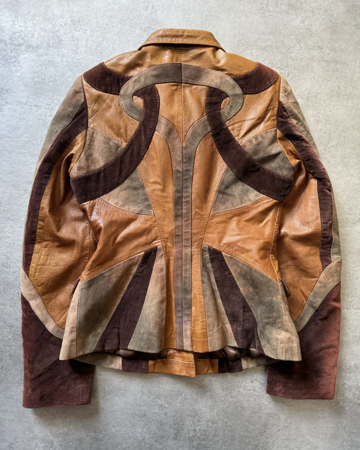 Imperial 00s】Patchwork vintage Jacket